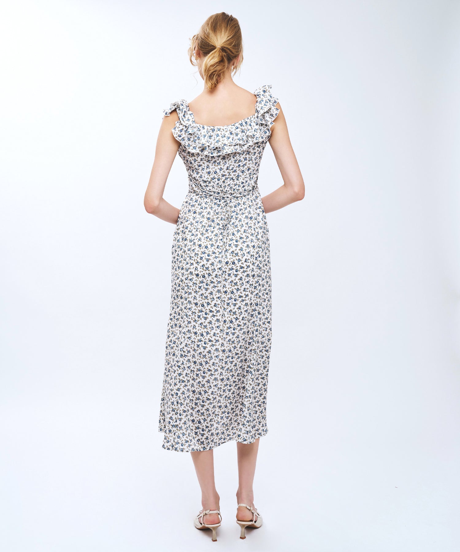 ローズフリルワンピース