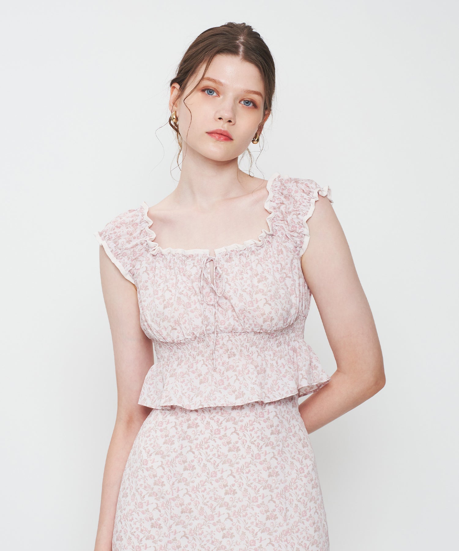 ヴィンテージローズブラウス