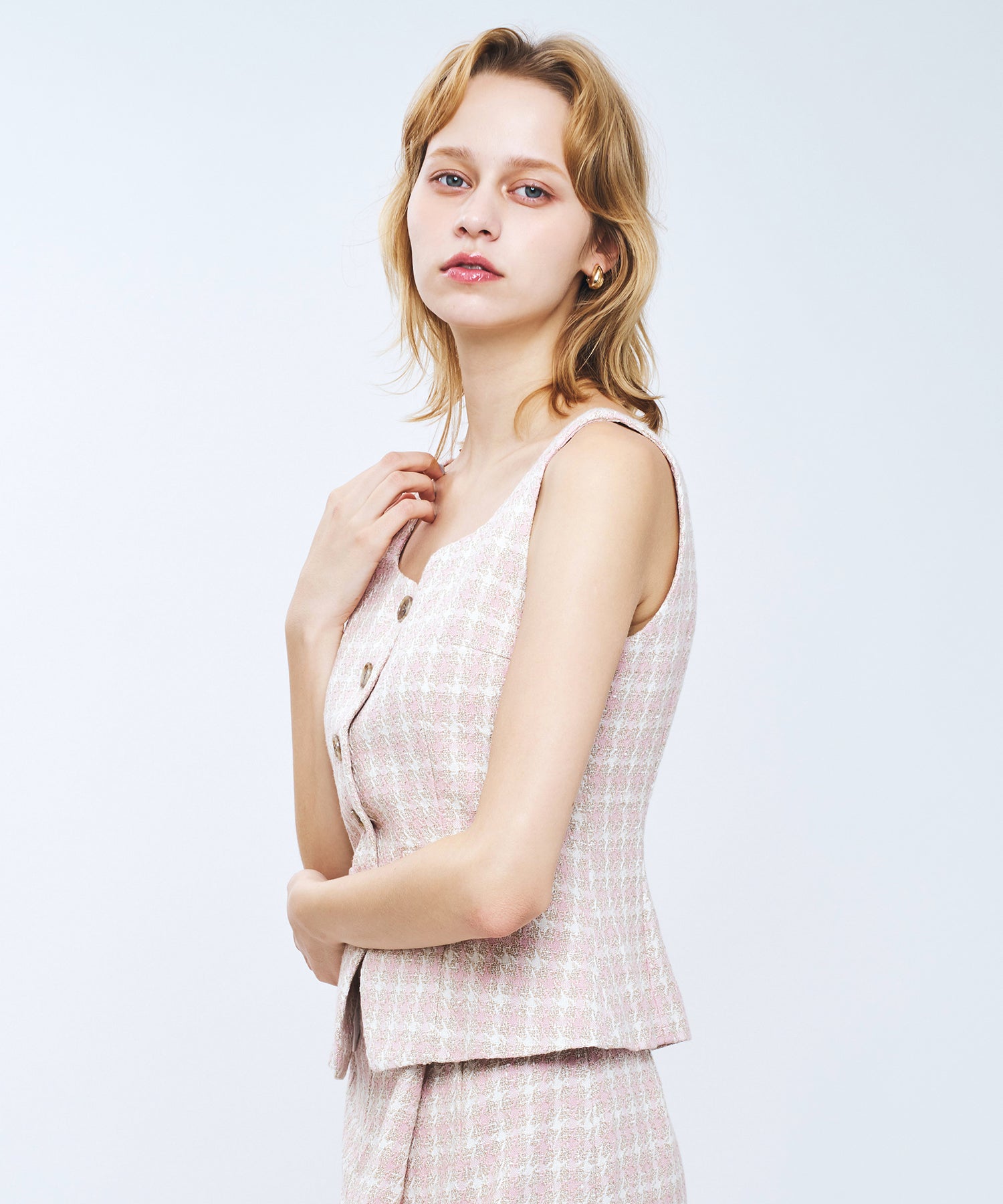 ドビーチェックジレ