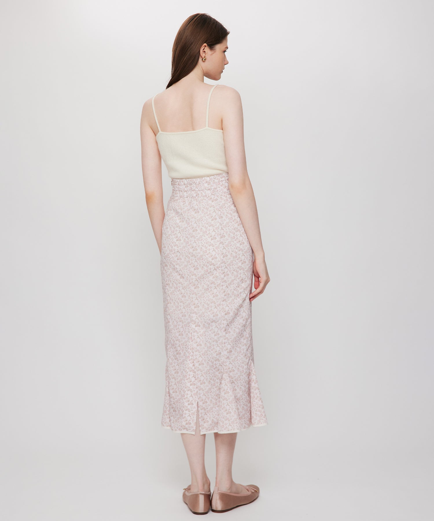 ヴィンテージローズマーメイドスカート