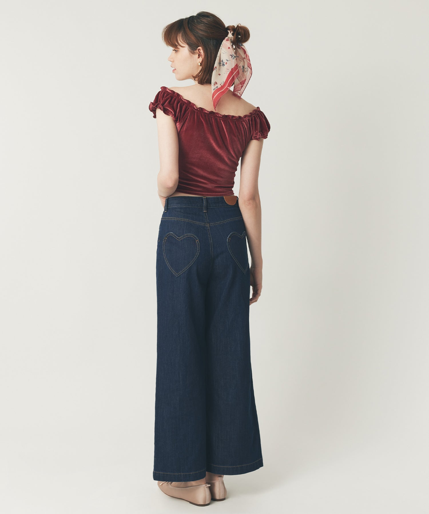 【預訂】心袋牛仔褲