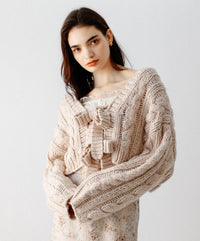 ハンドケーブル2wayニット