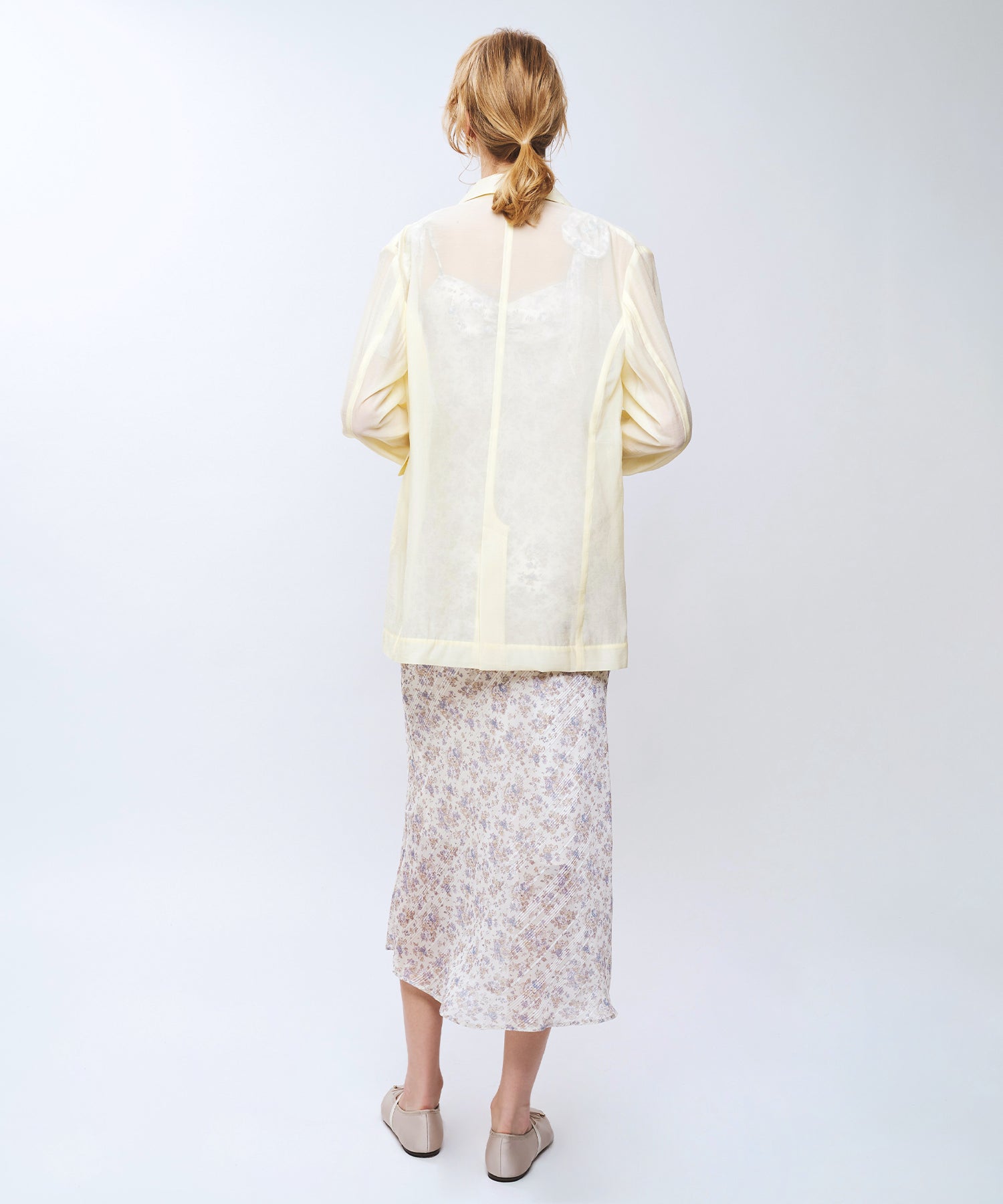 シアーダブルブレストジャケット