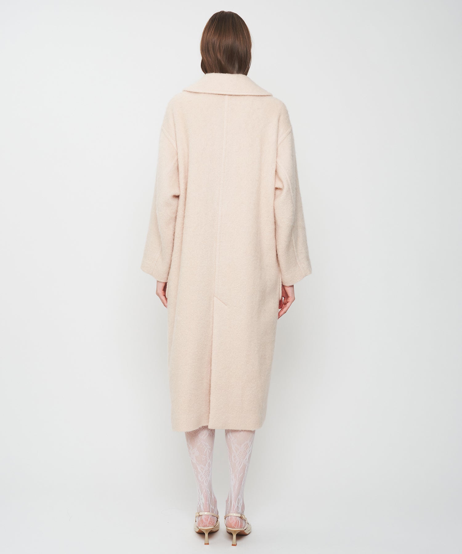 モヘヤシャギーステンカラーコート