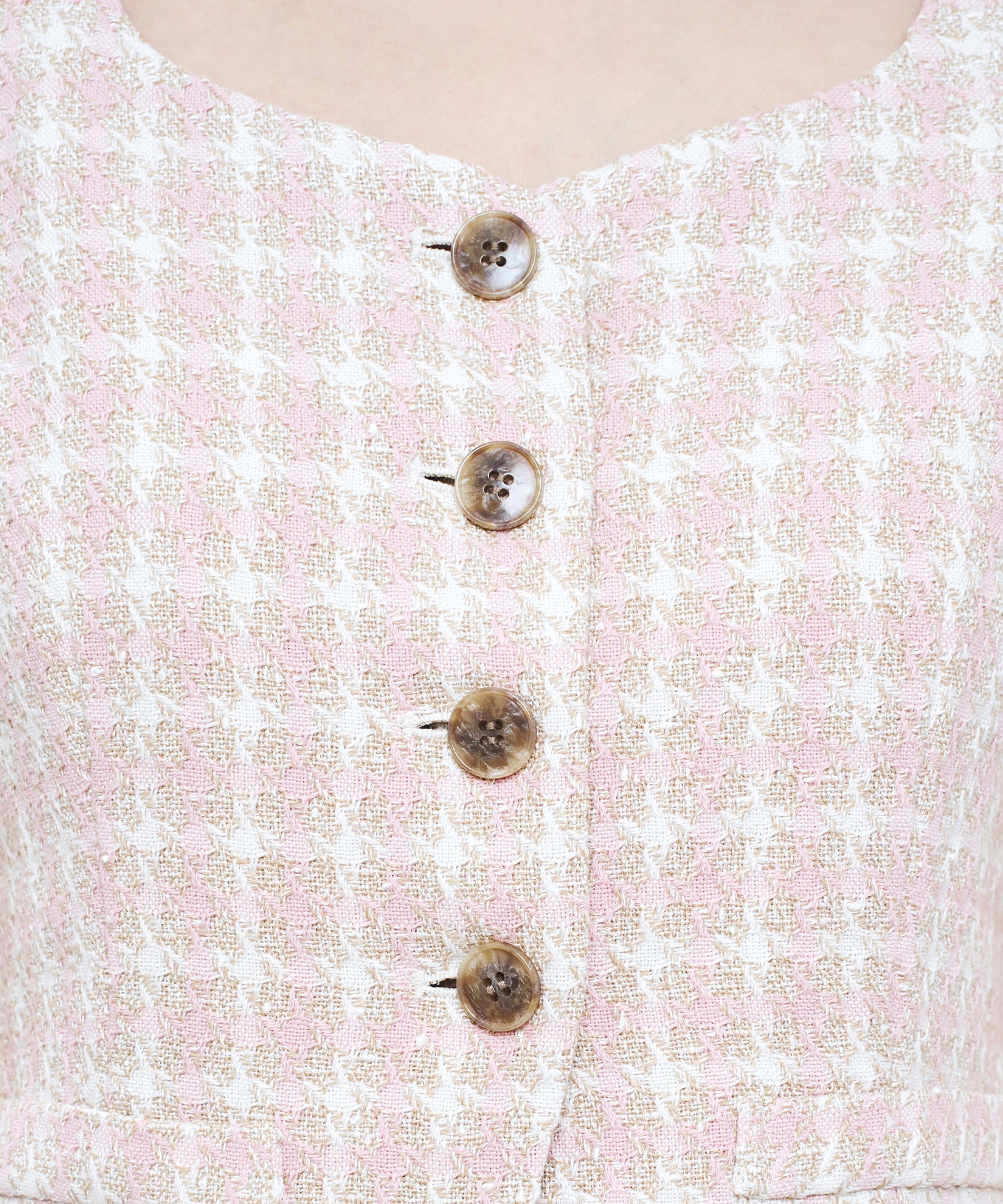 ドビーチェックジレ