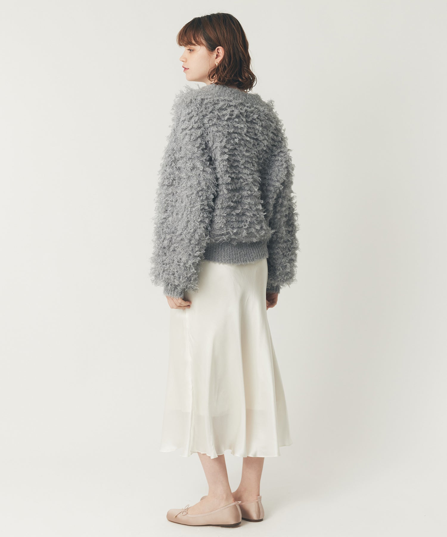 ラメフラッフィ―カーディガン