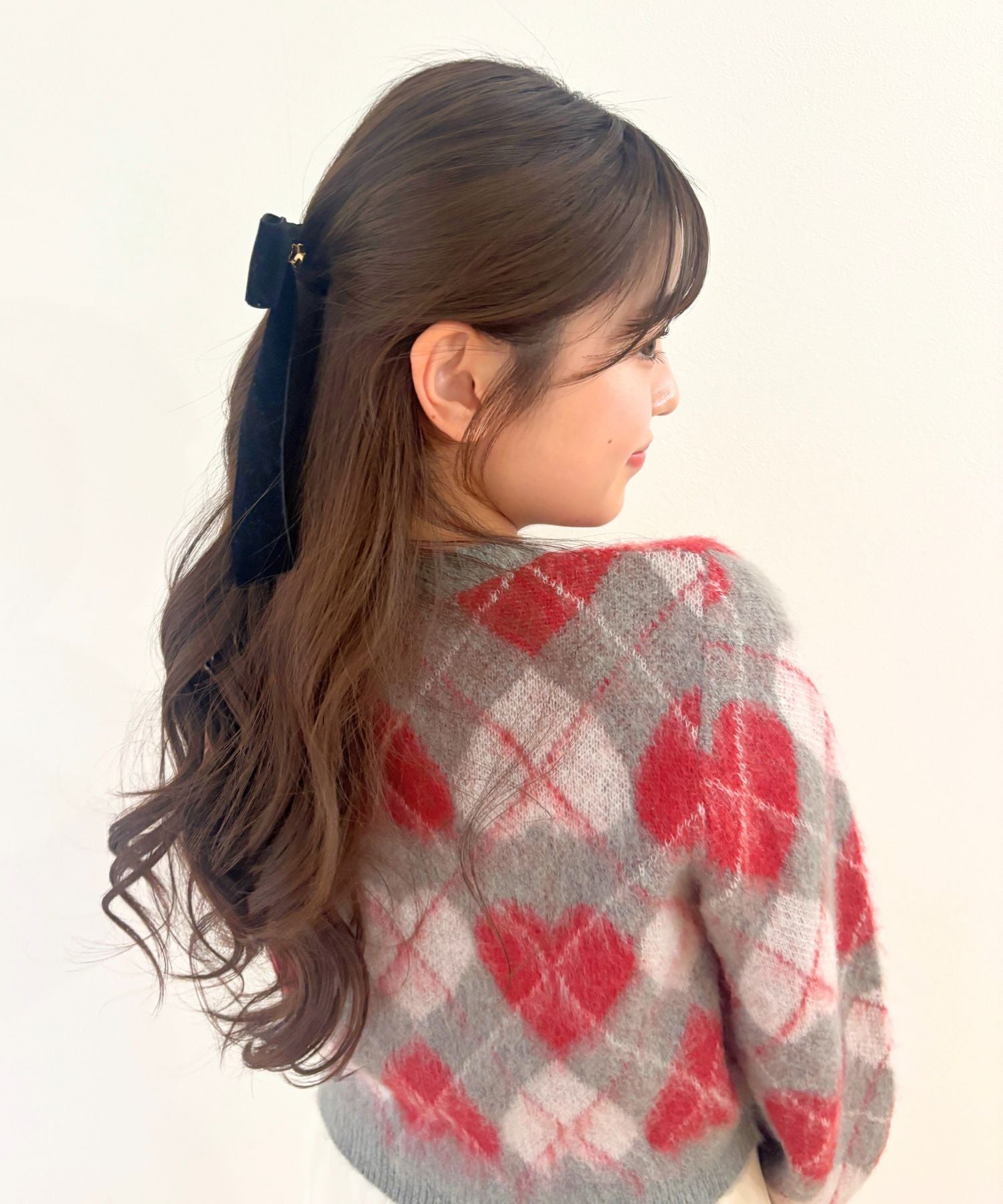 ベロアリボンバレッタ