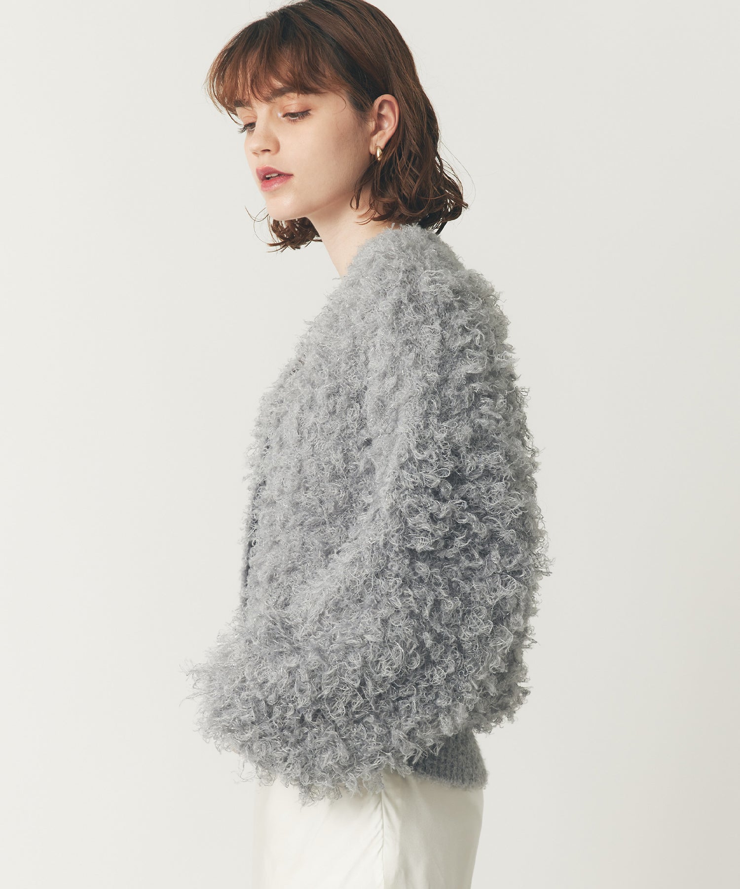 ラメフラッフィ―カーディガン