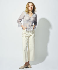 セーラーカラーレースブラウス