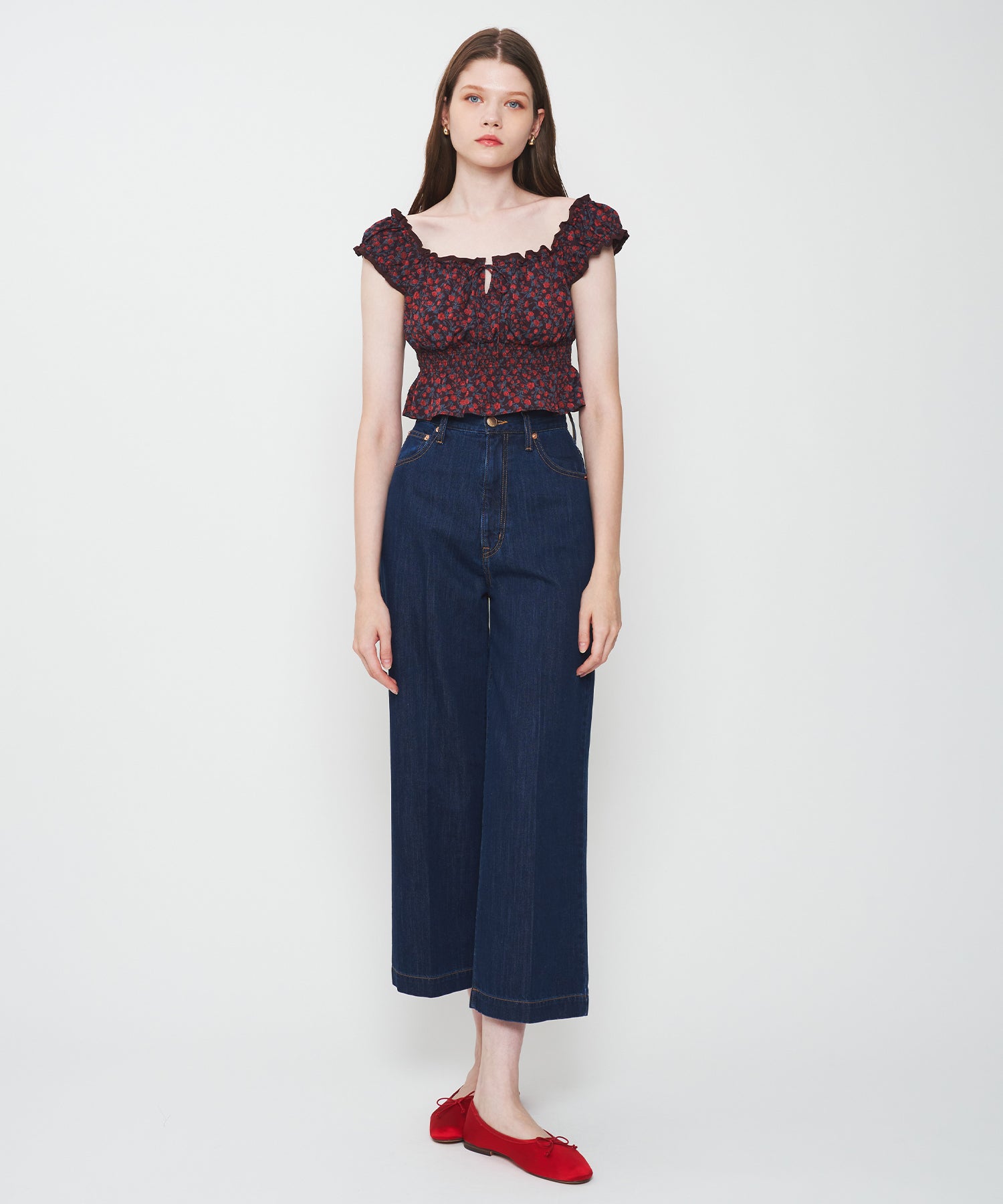 ヴィンテージローズブラウス