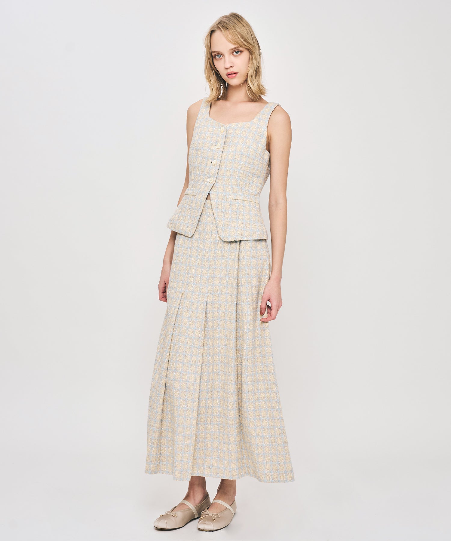 ドビーチェックジレ