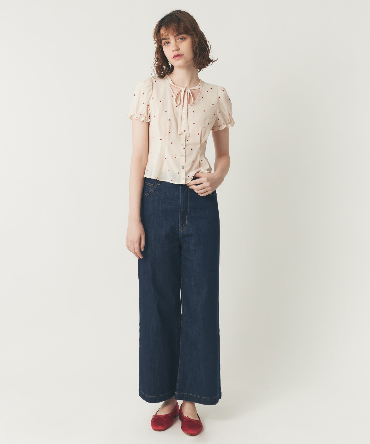 【預訂】心袋牛仔褲