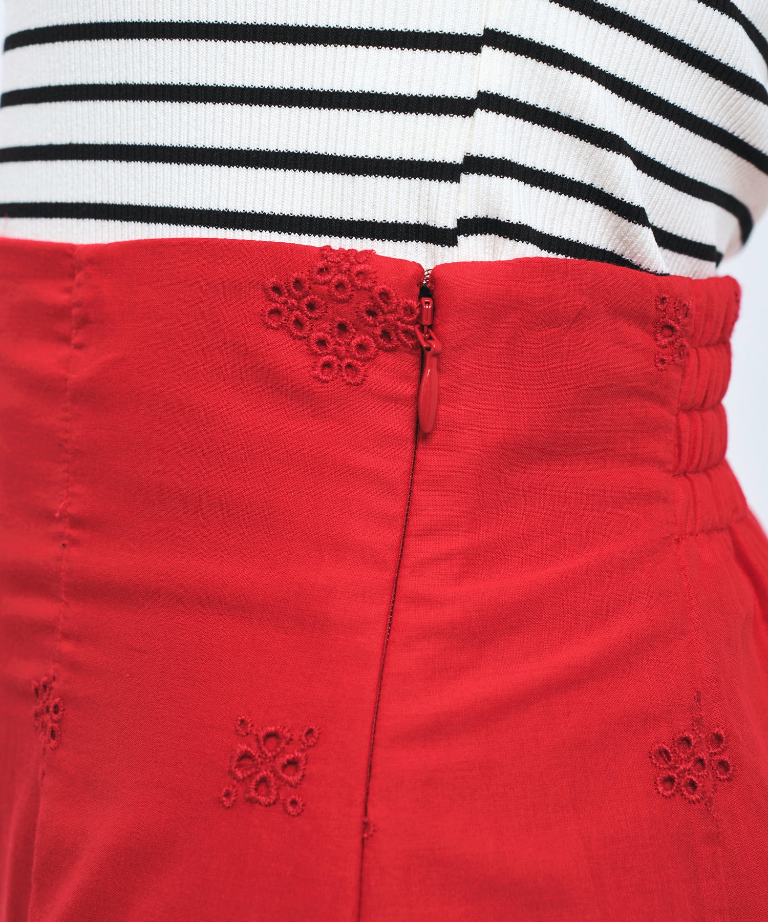 コットンボイルフラワースカート