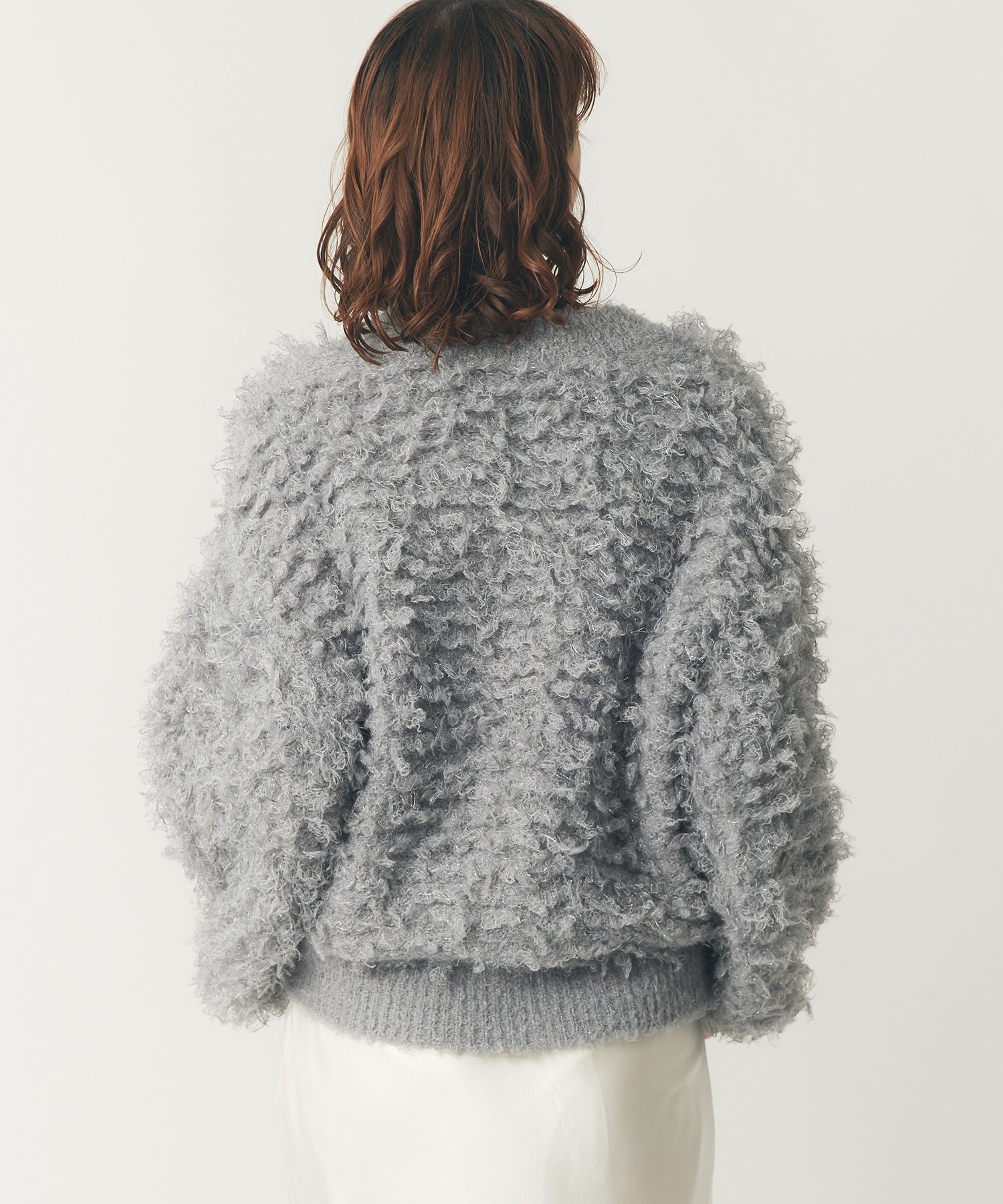 ラメフラッフィ―カーディガン