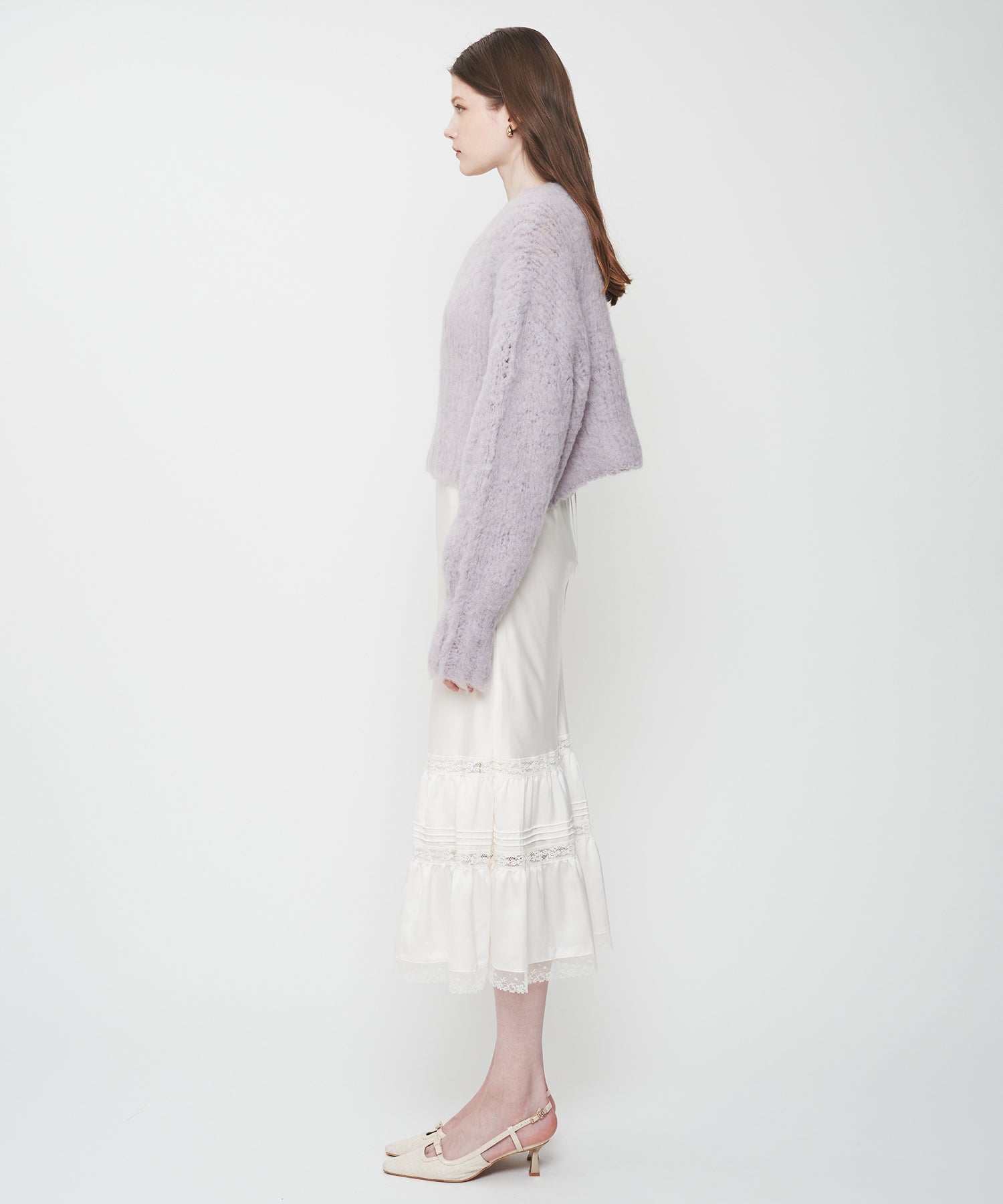 【予約】Alpaca ブラッシュドニットプルオーバー