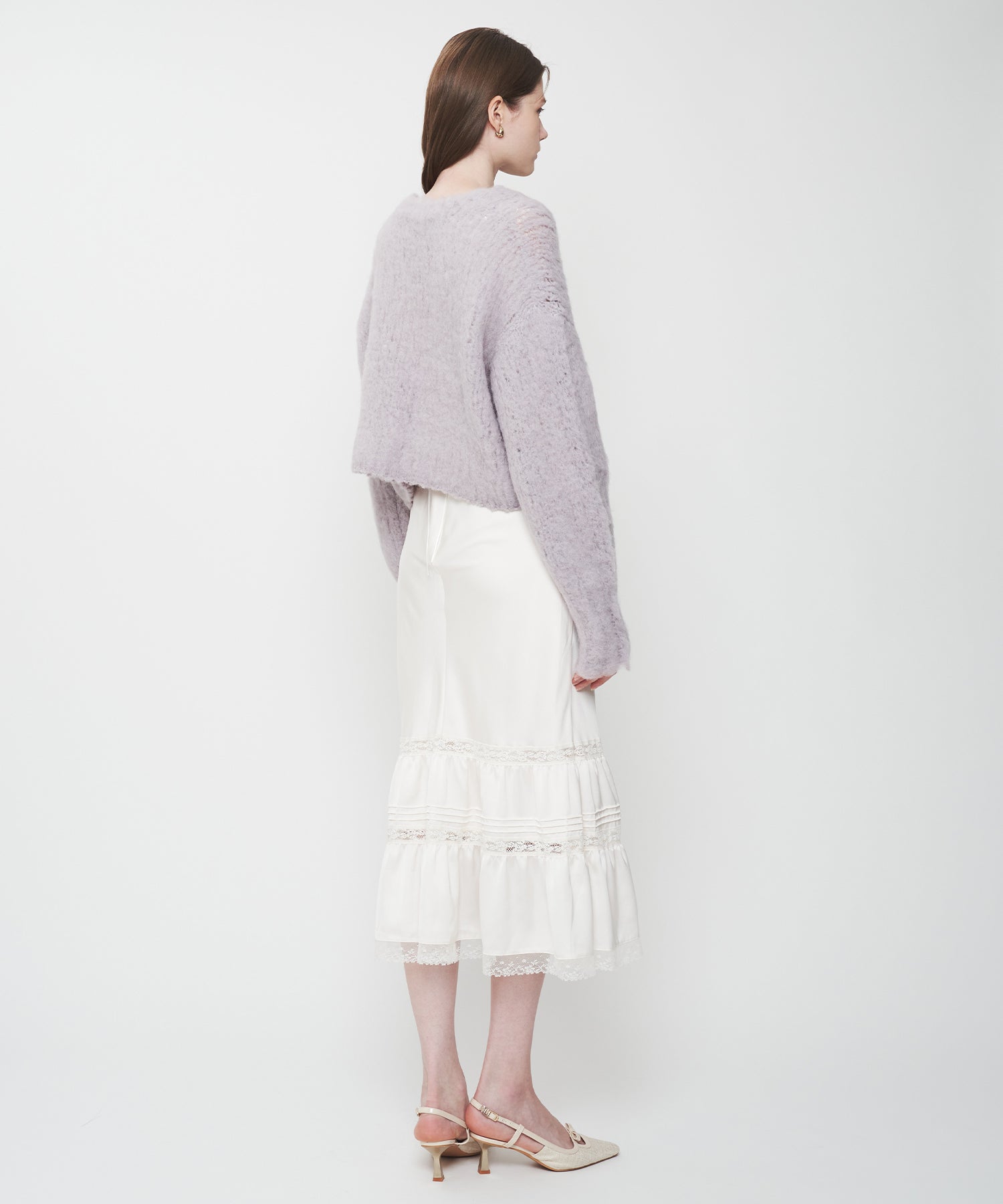 【予約】Alpaca ブラッシュドニットプルオーバー