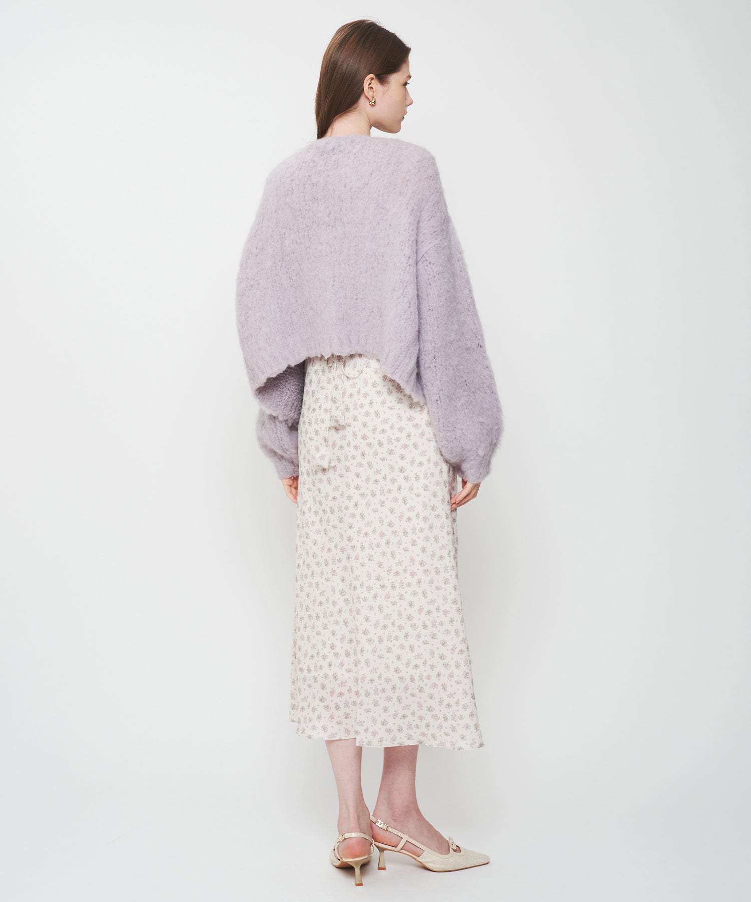 【予約】Alpaca ブラッシュドニットカーディガン