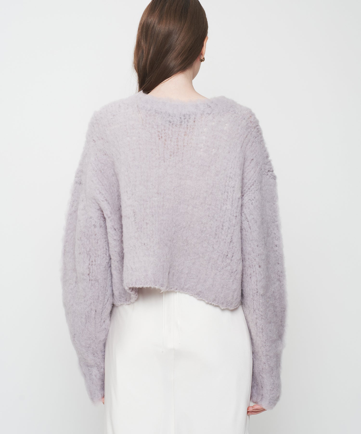 【予約】Alpaca ブラッシュドニットプルオーバー