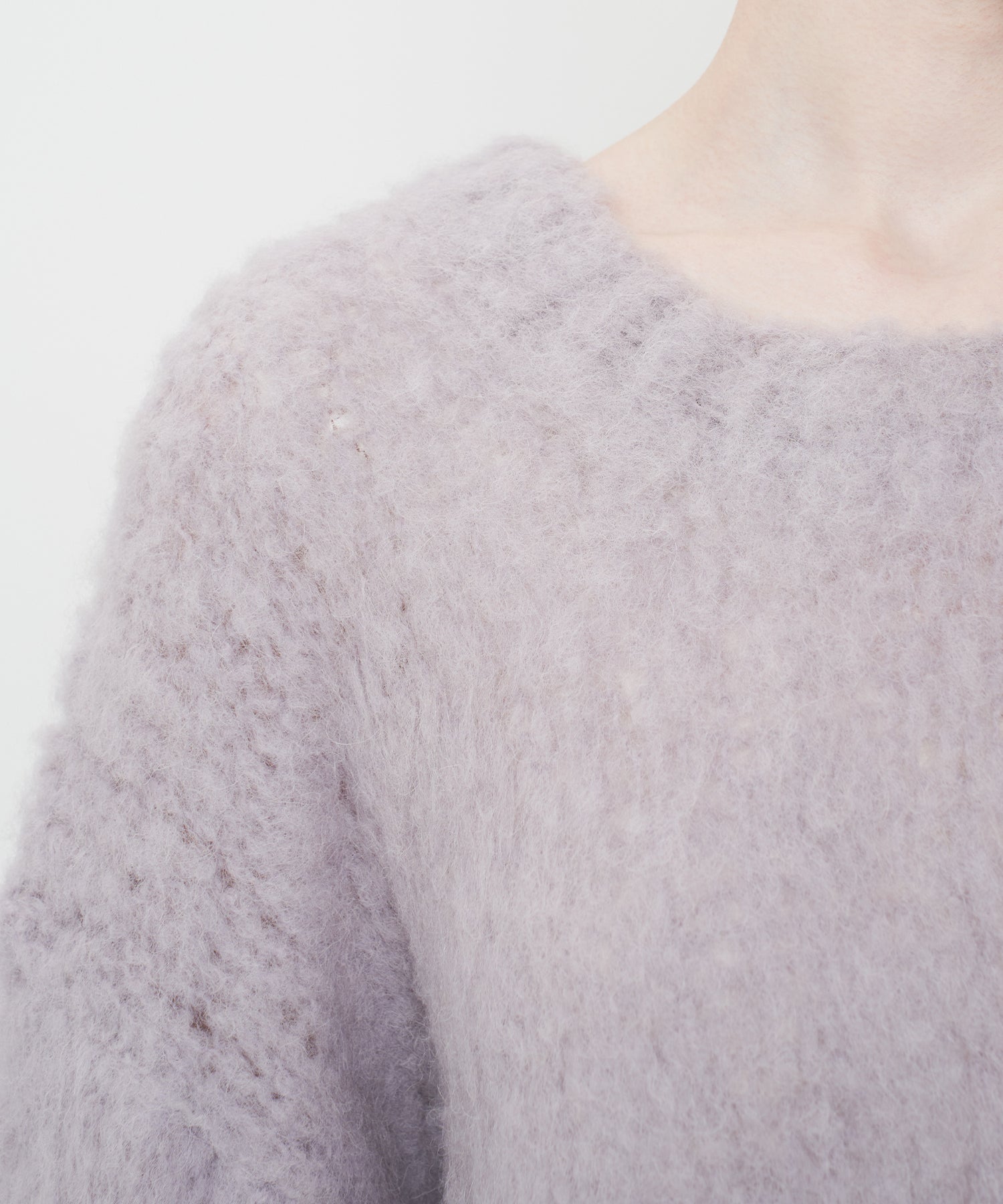 【予約】Alpaca ブラッシュドニットプルオーバー