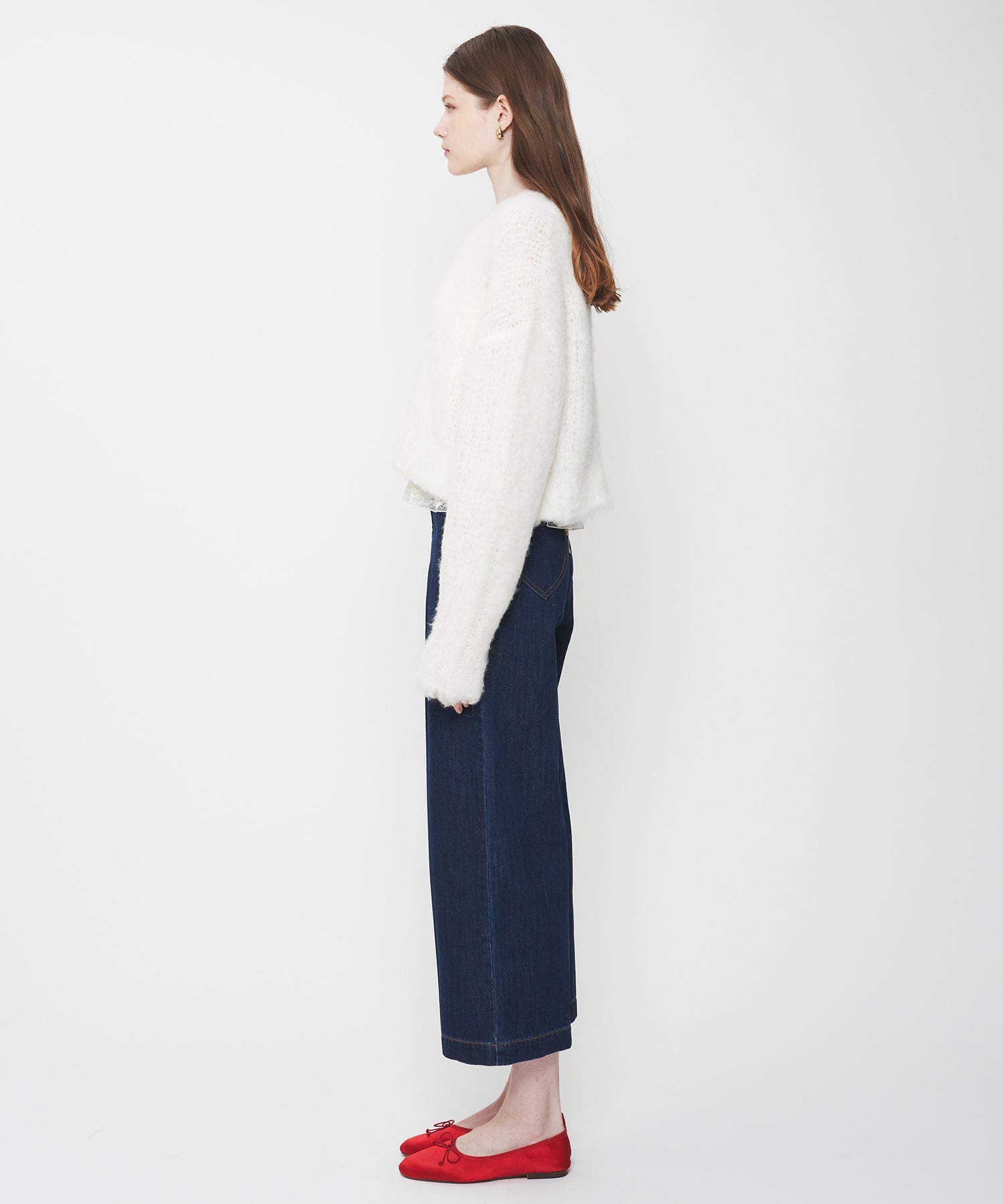 【予約】Alpaca ブラッシュドニットプルオーバー