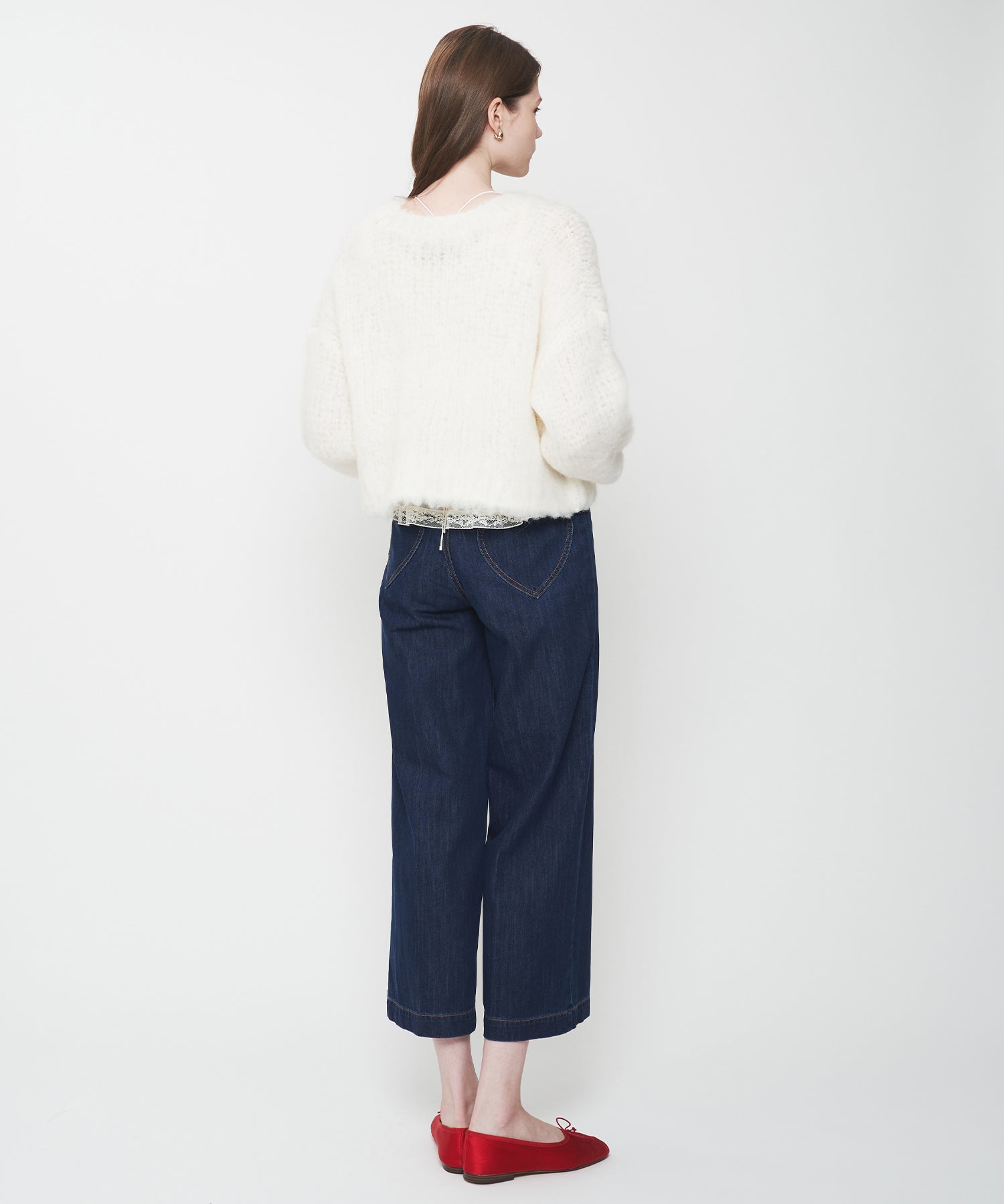 【予約】Alpaca ブラッシュドニットプルオーバー