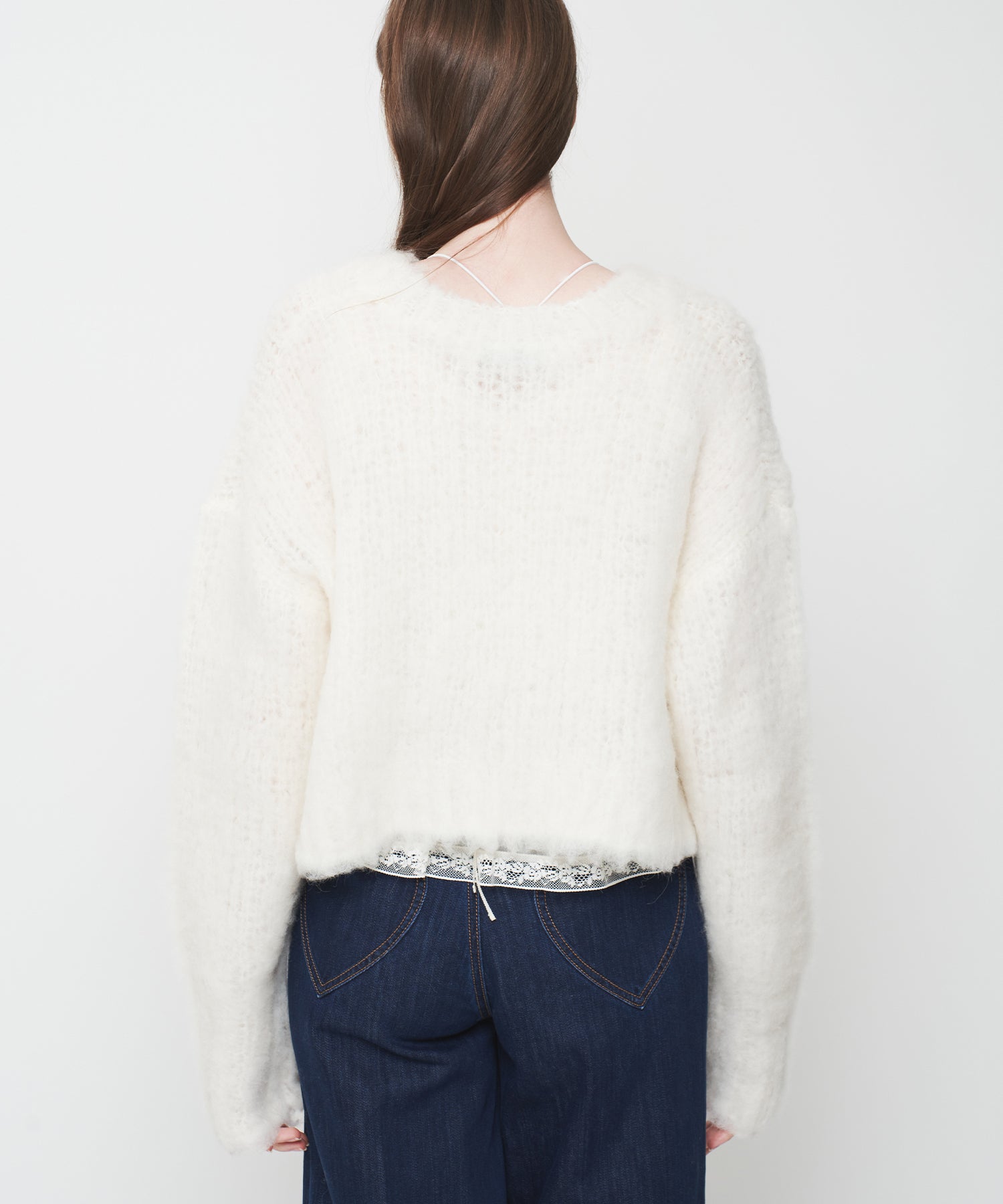 【予約】Alpaca ブラッシュドニットプルオーバー