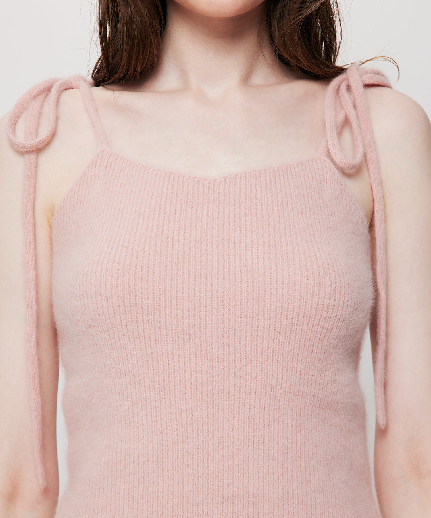 Fox Yak リボンニットキャミ