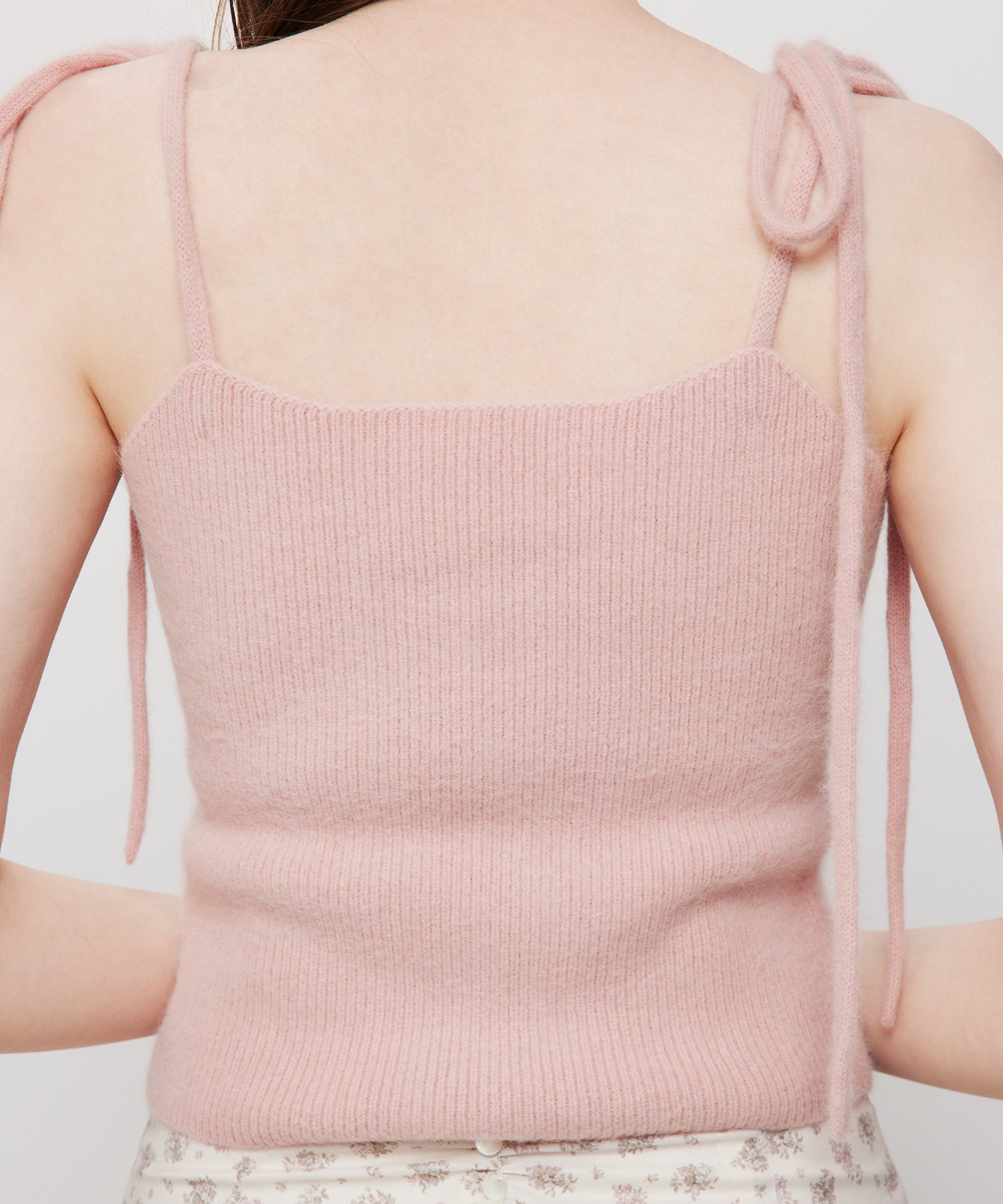 Fox Yak リボンニットキャミ