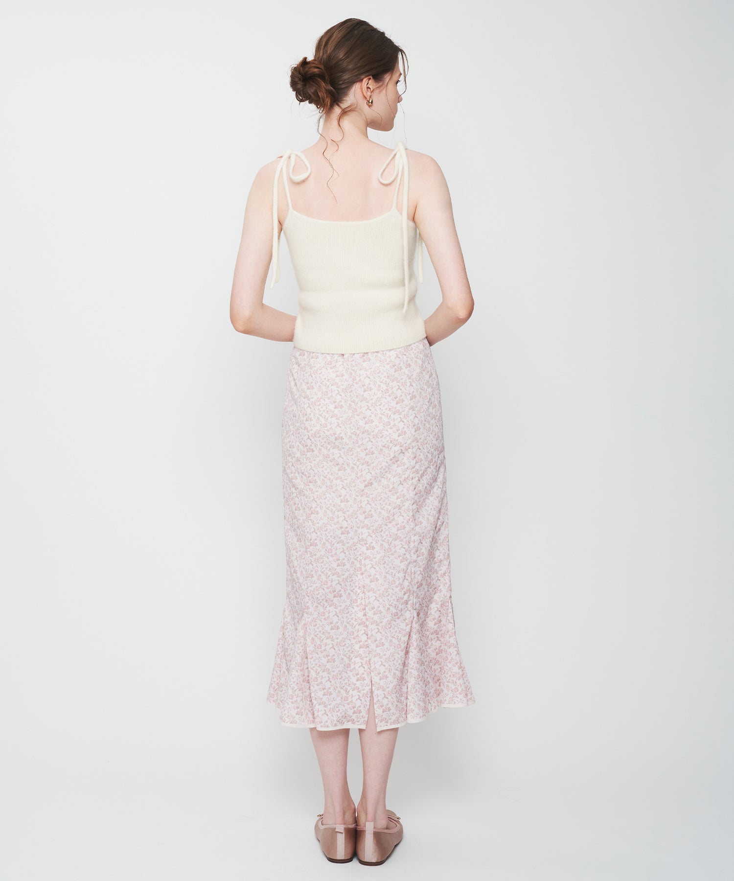 Fox Yak リボンニットキャミ