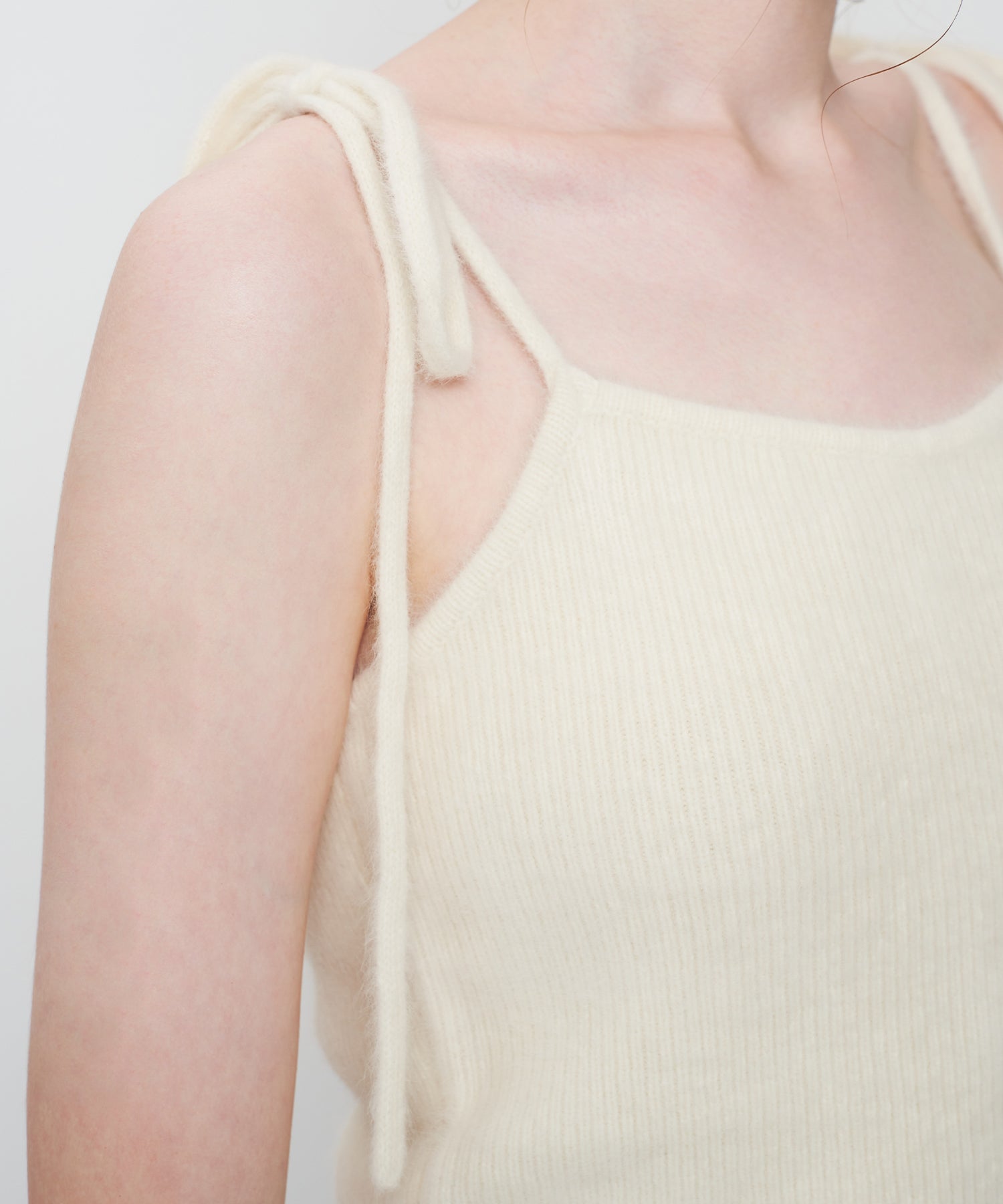 Fox Yak リボンニットキャミ