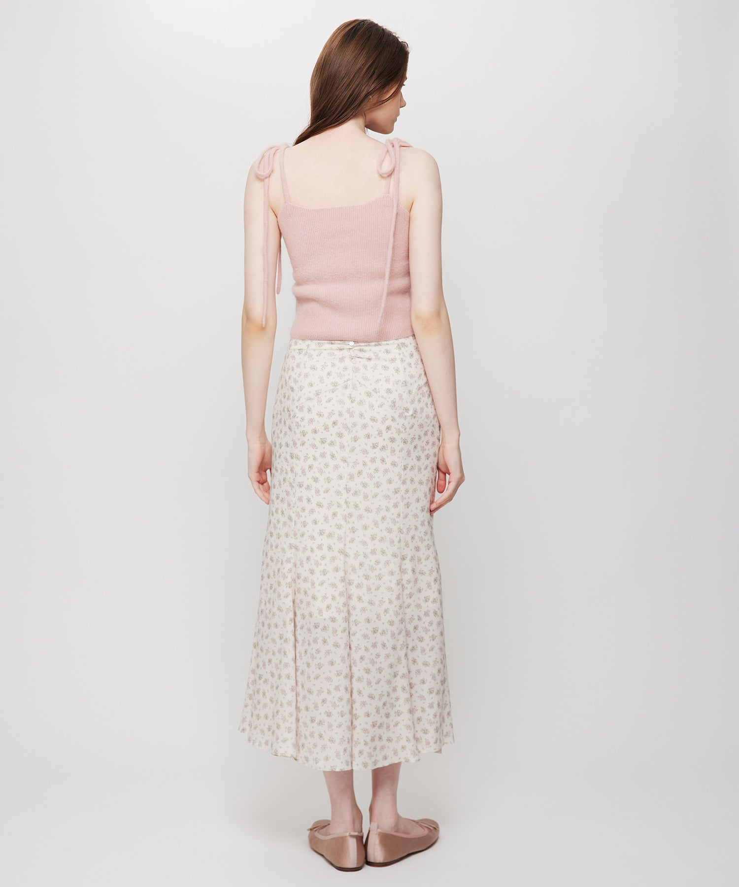 Fox Yak リボンニットキャミ