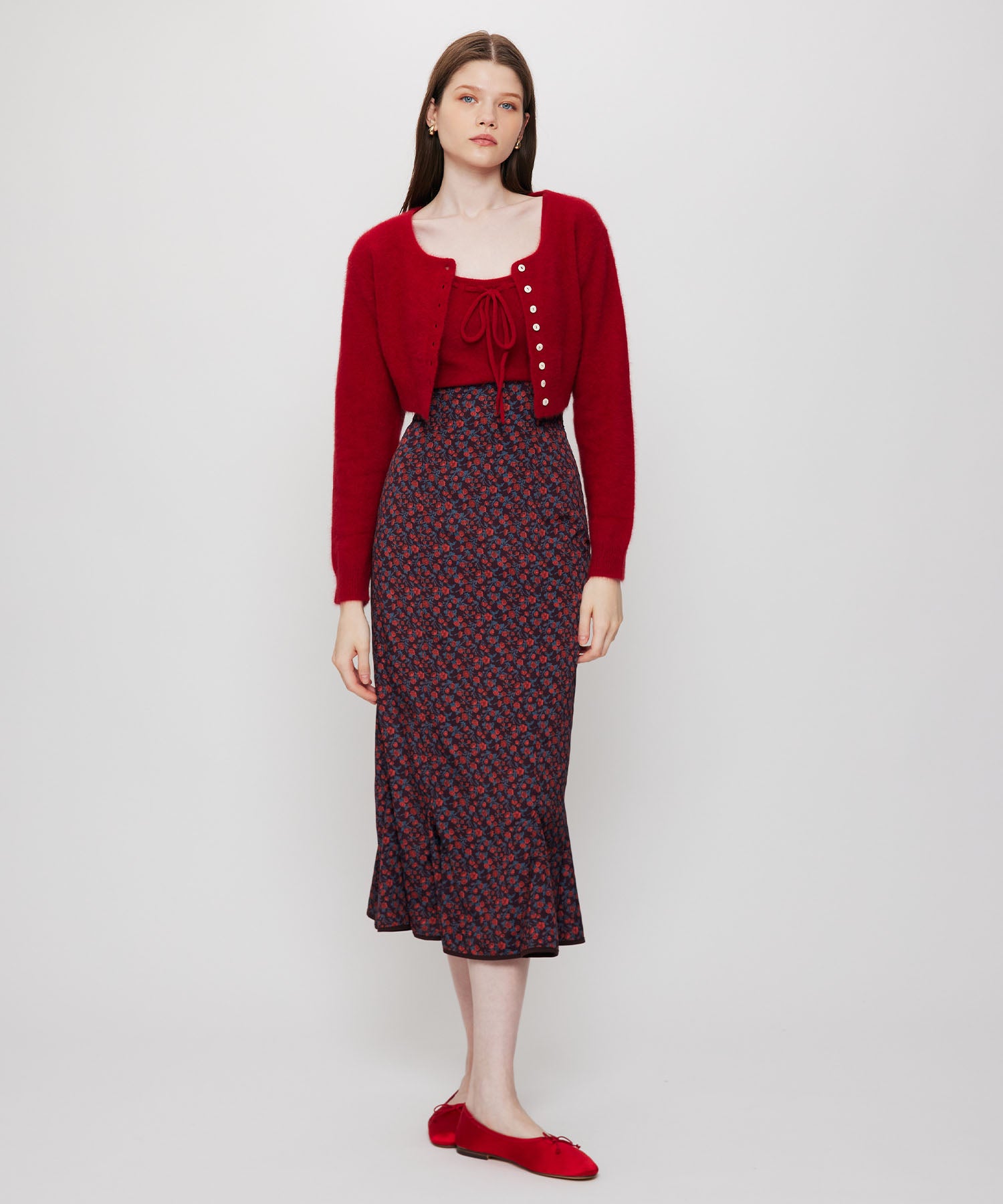 Fox blend キャミセットカーディガン