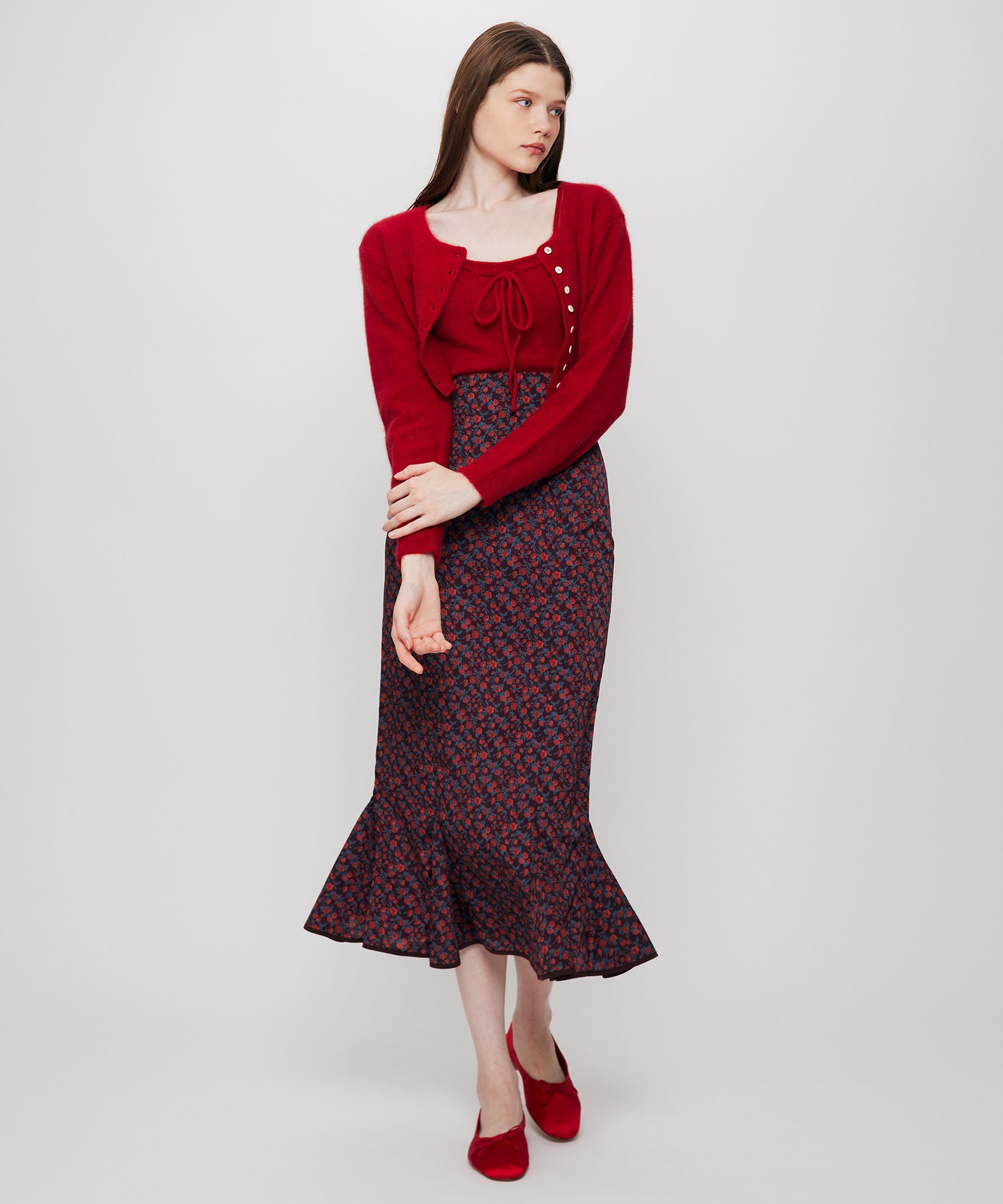 Fox blend キャミセットカーディガン