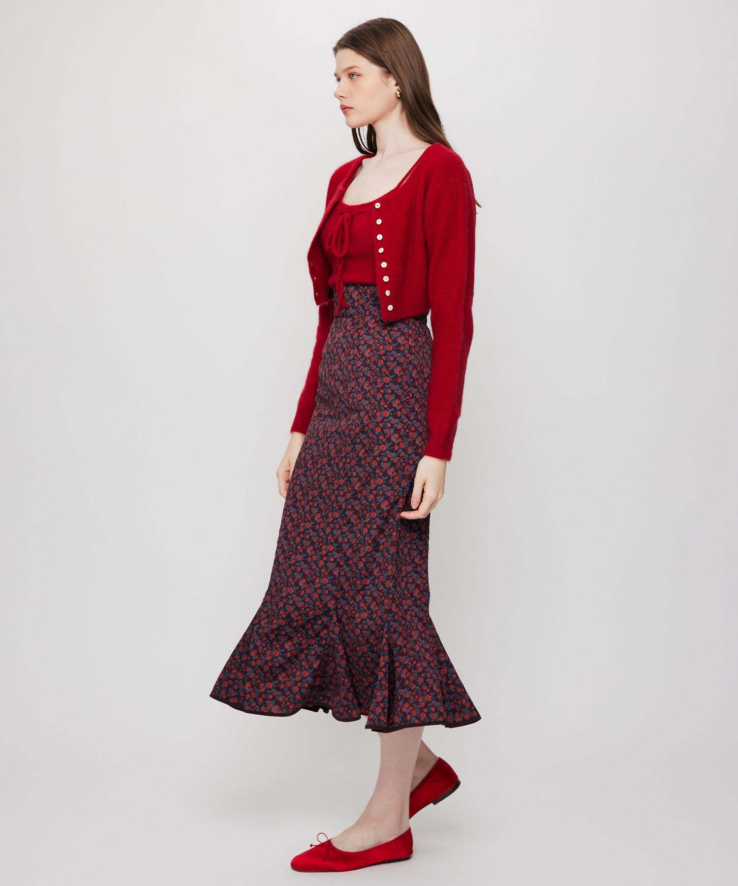 Fox blend キャミセットカーディガン