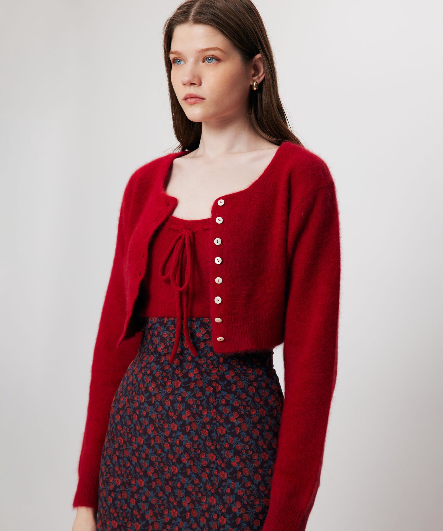 Fox blend キャミセットカーディガン