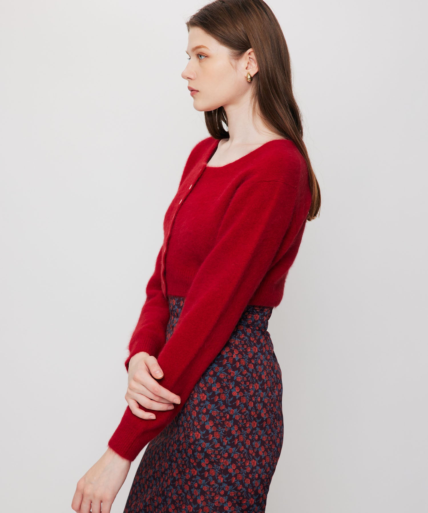 Fox blend キャミセットカーディガン