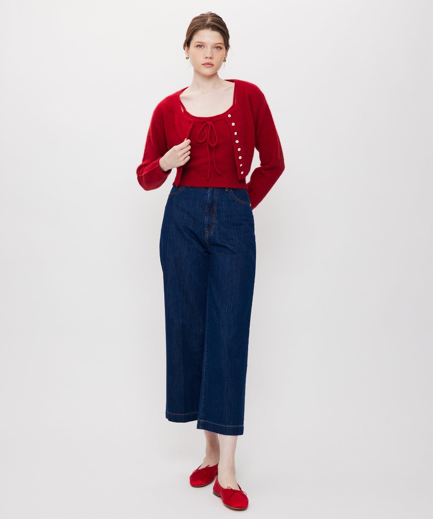 Fox blend キャミセットカーディガン