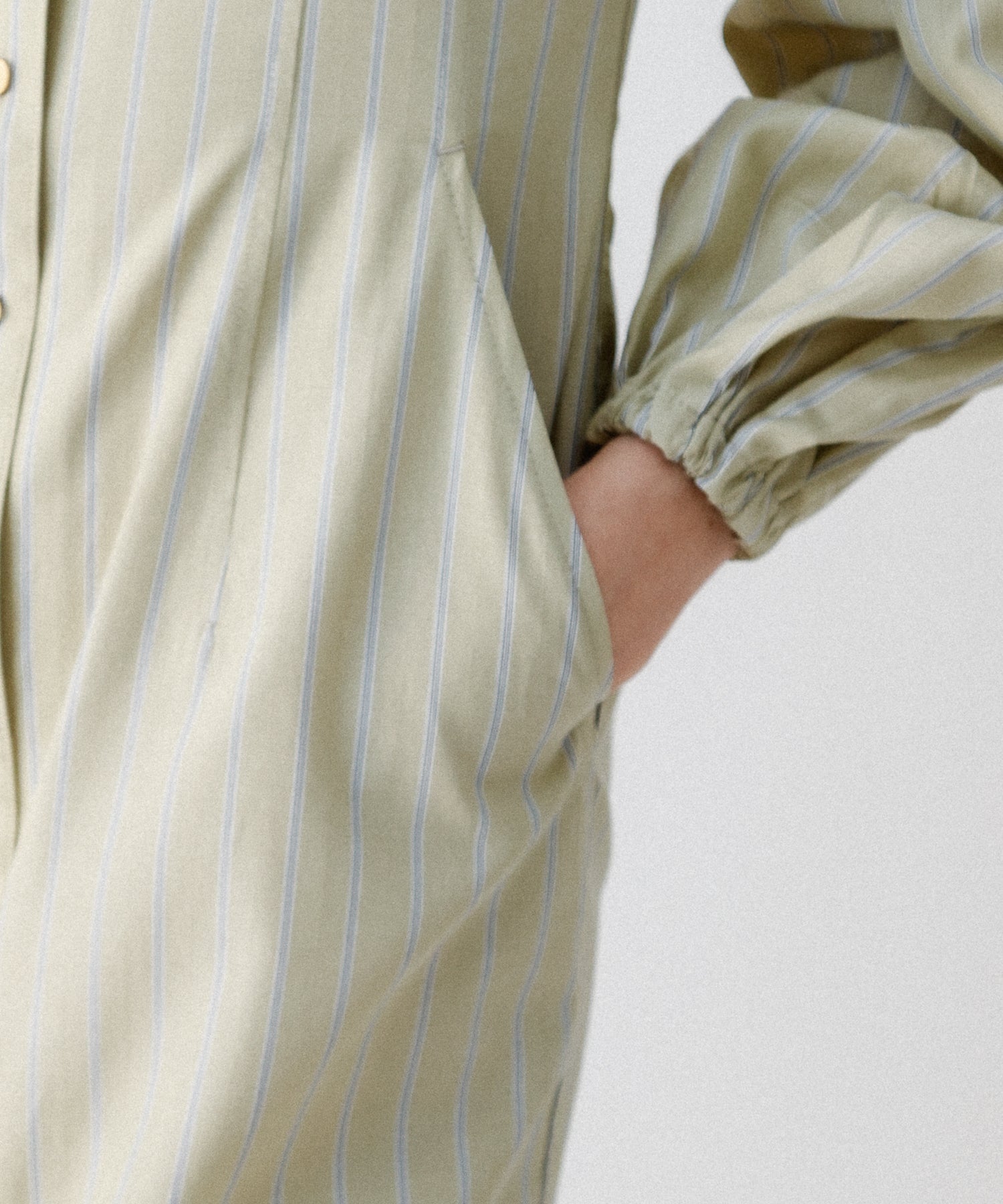 鏤空條紋女士連身裙