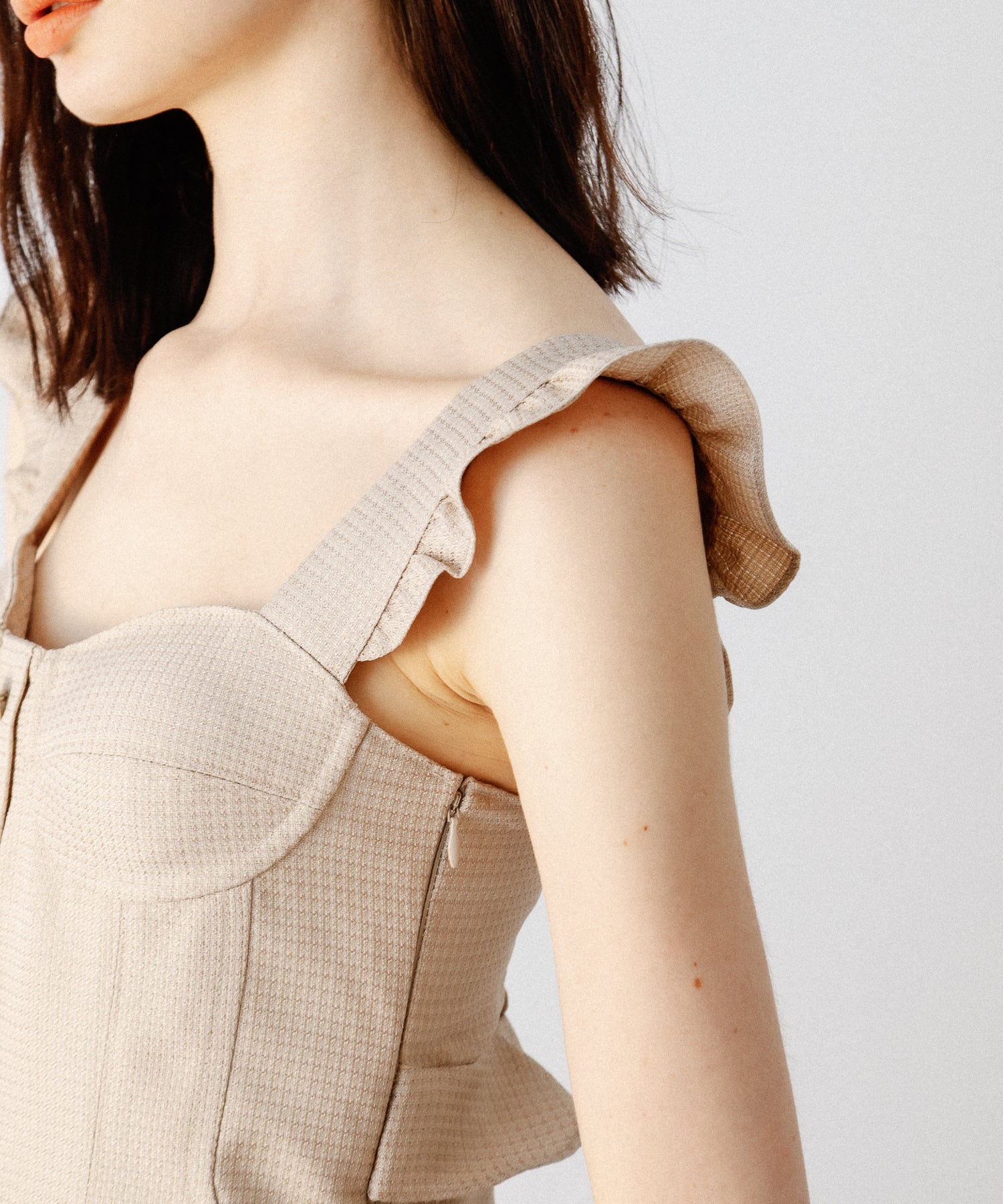 亮色提花女士連身裙