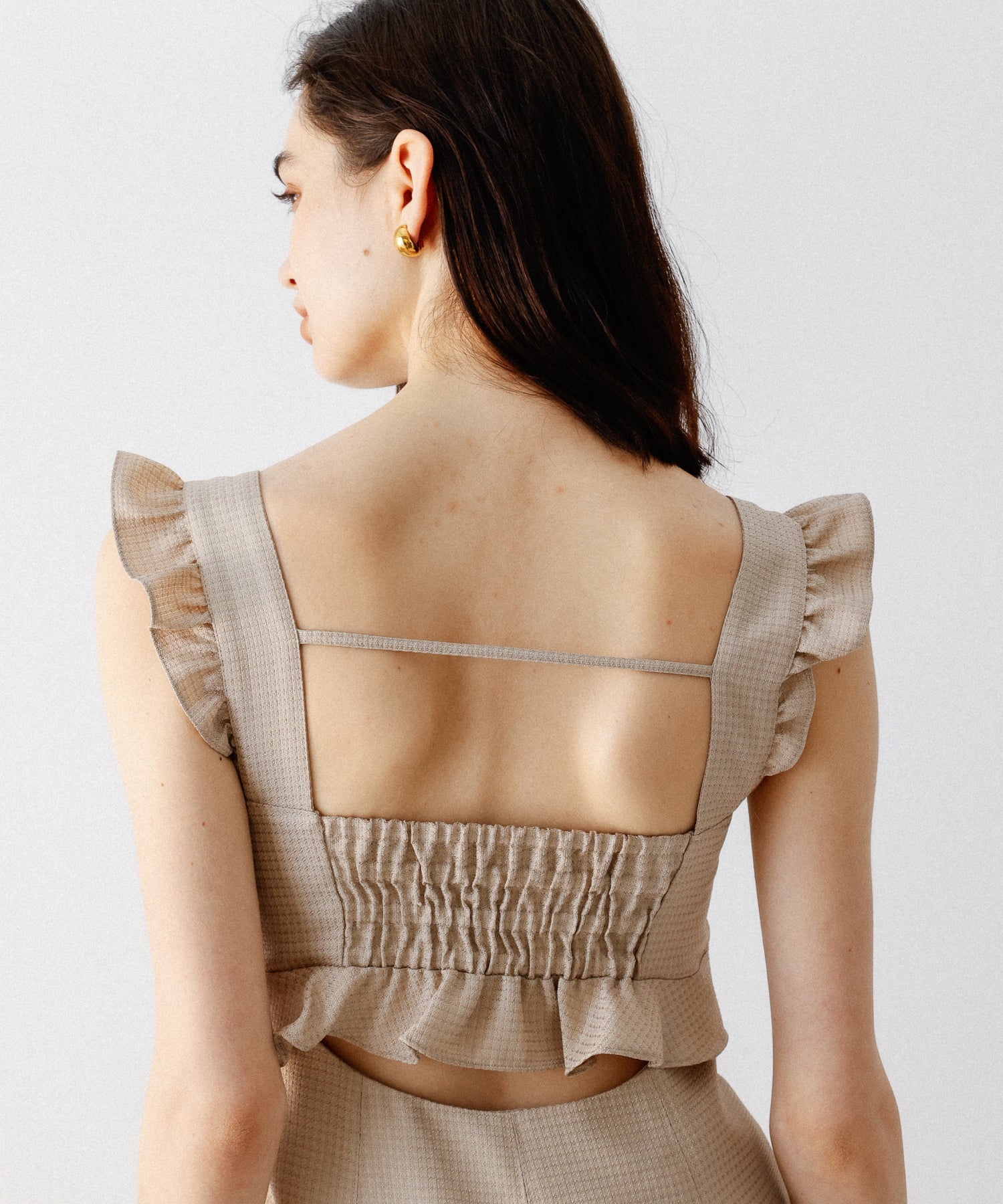 亮色提花女士連身裙