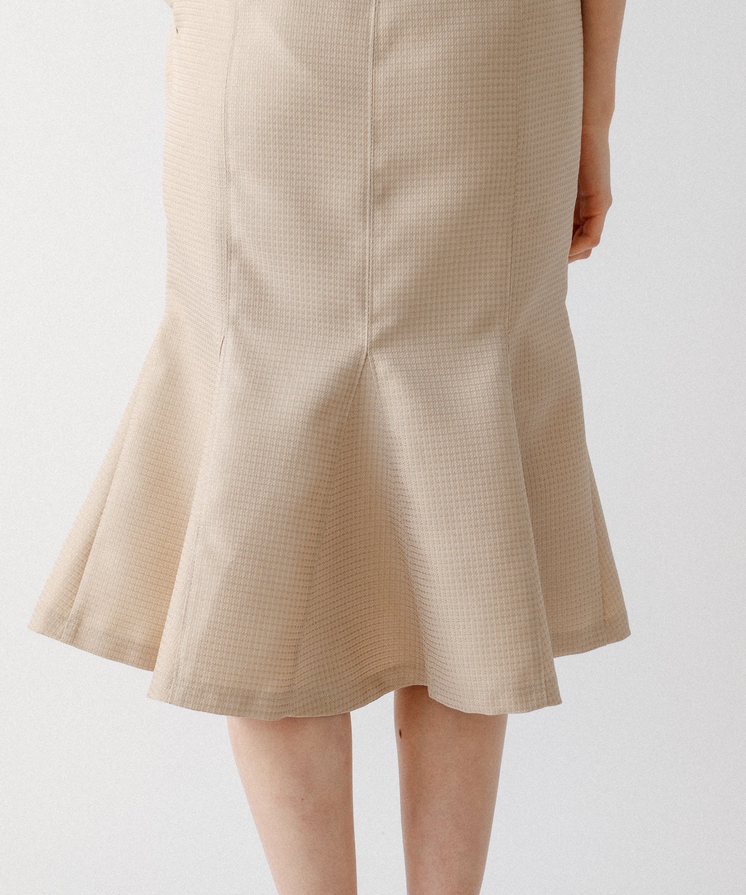 亮色提花女士連身裙