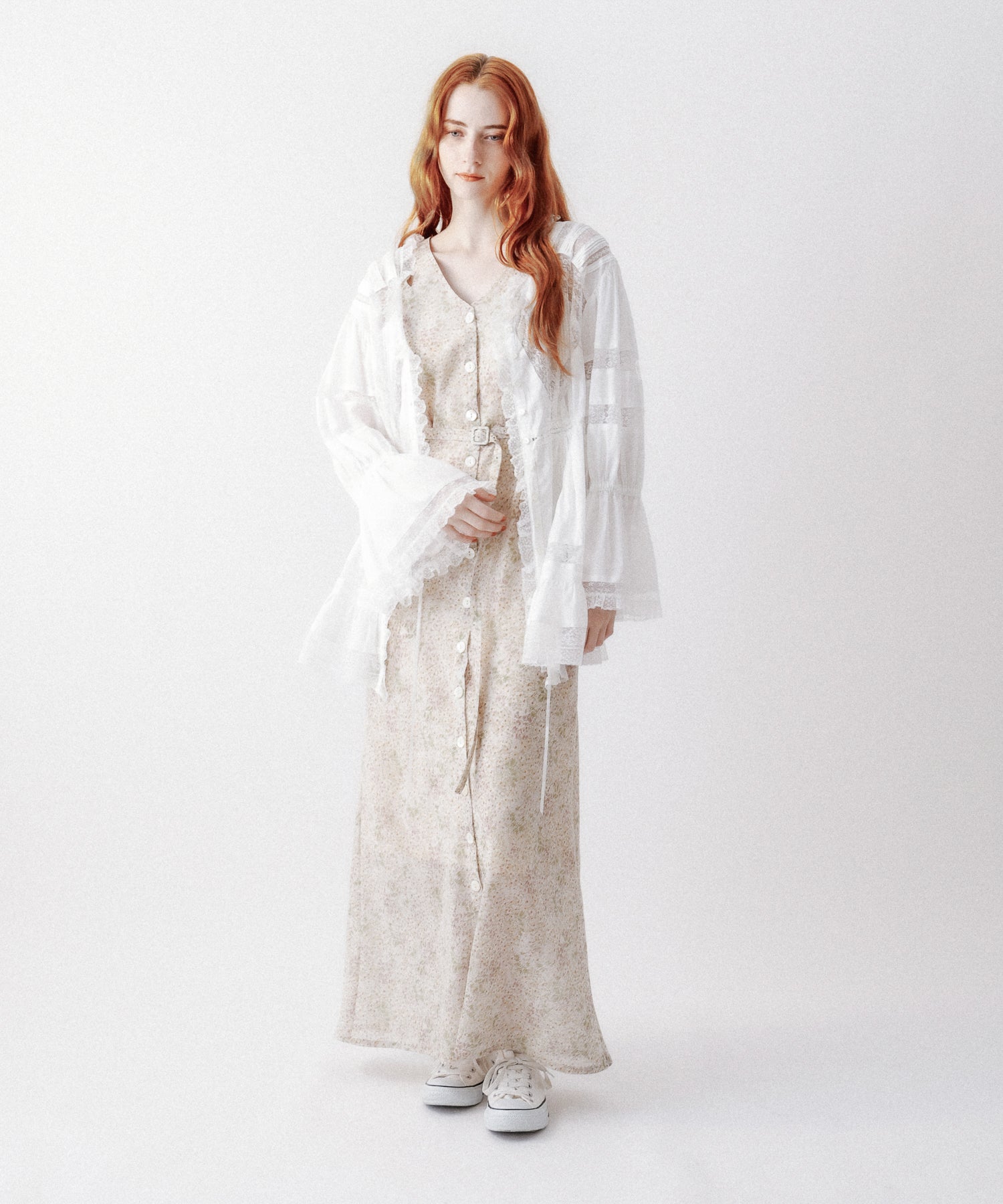 Lace mix Victorian tunic