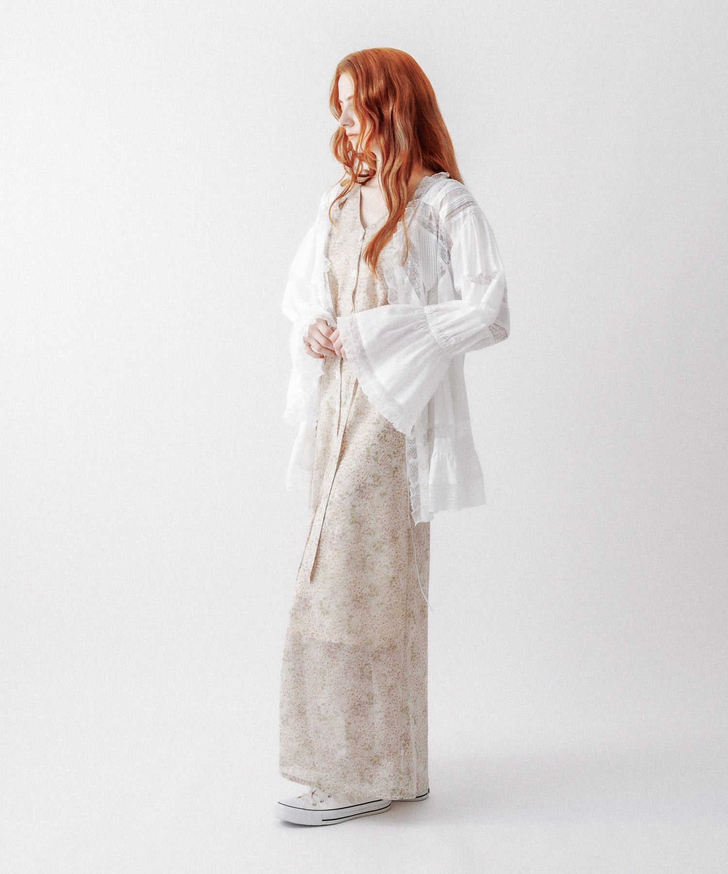 Lace mix Victorian tunic
