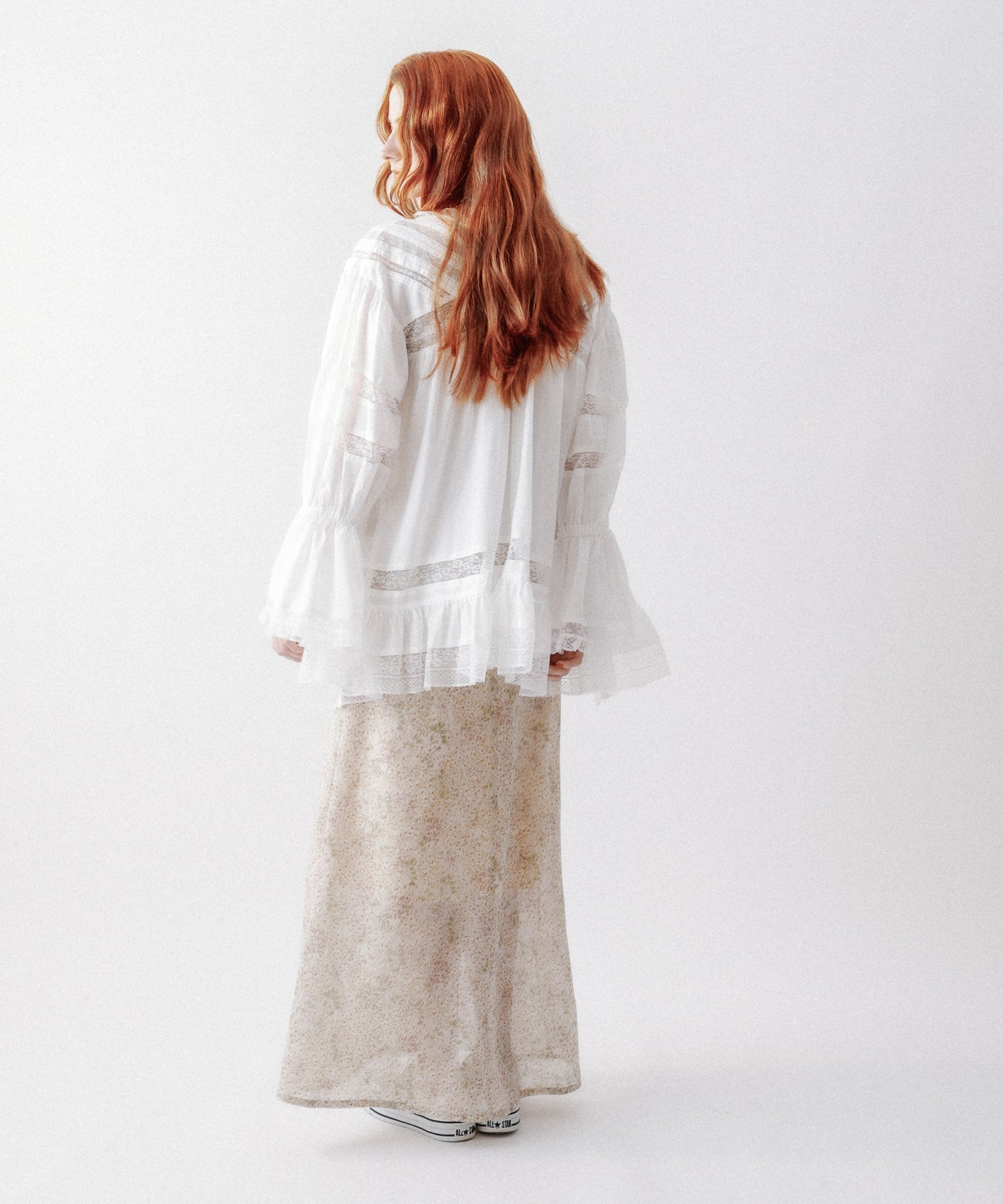 Lace mix Victorian tunic