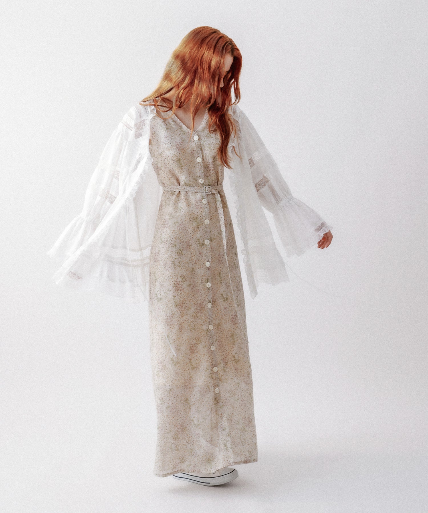 Lace mix Victorian tunic