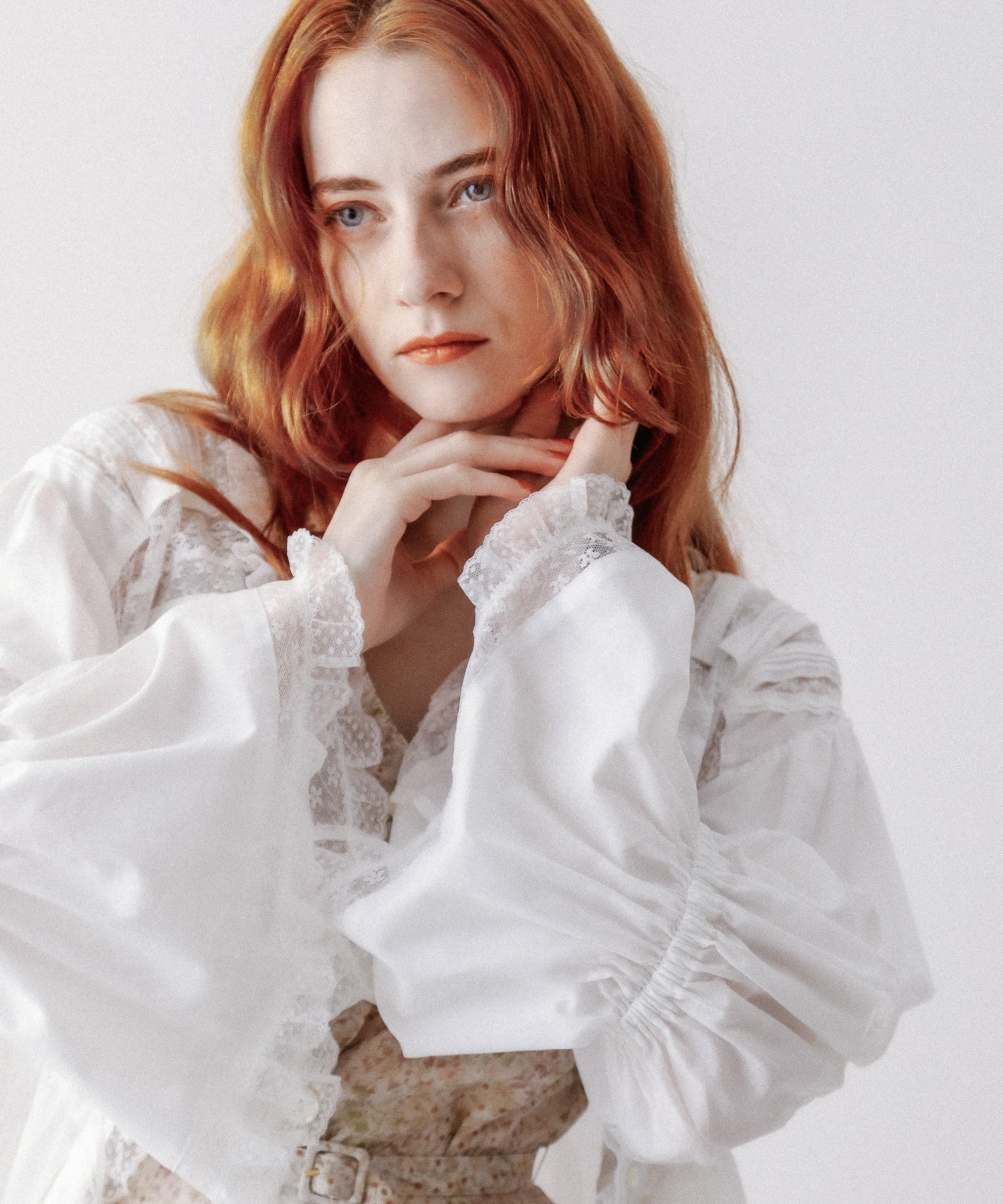 Lace mix Victorian tunic