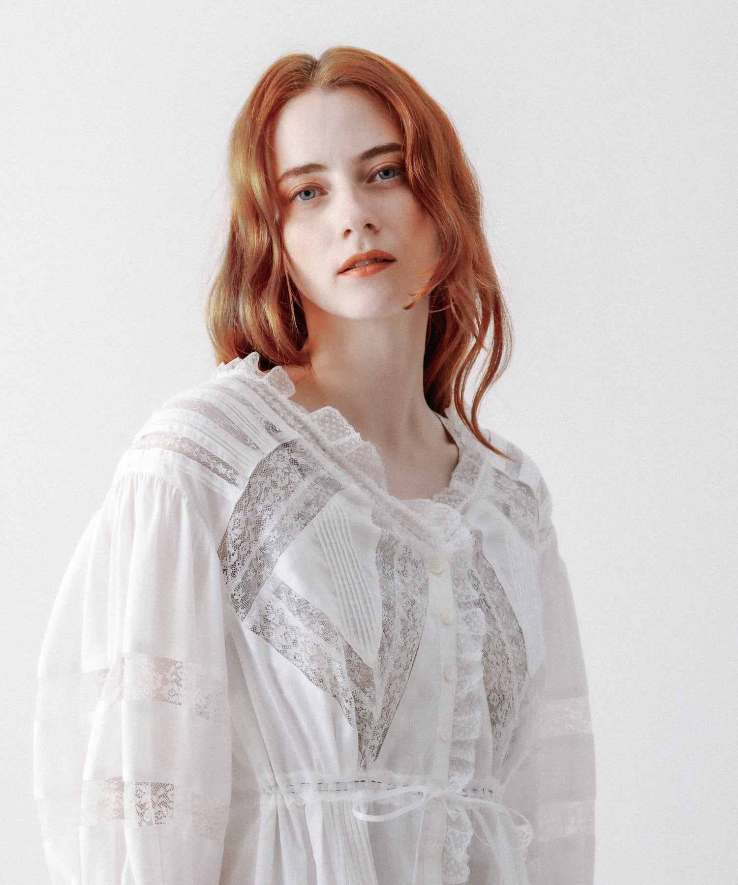 Lace mix Victorian tunic
