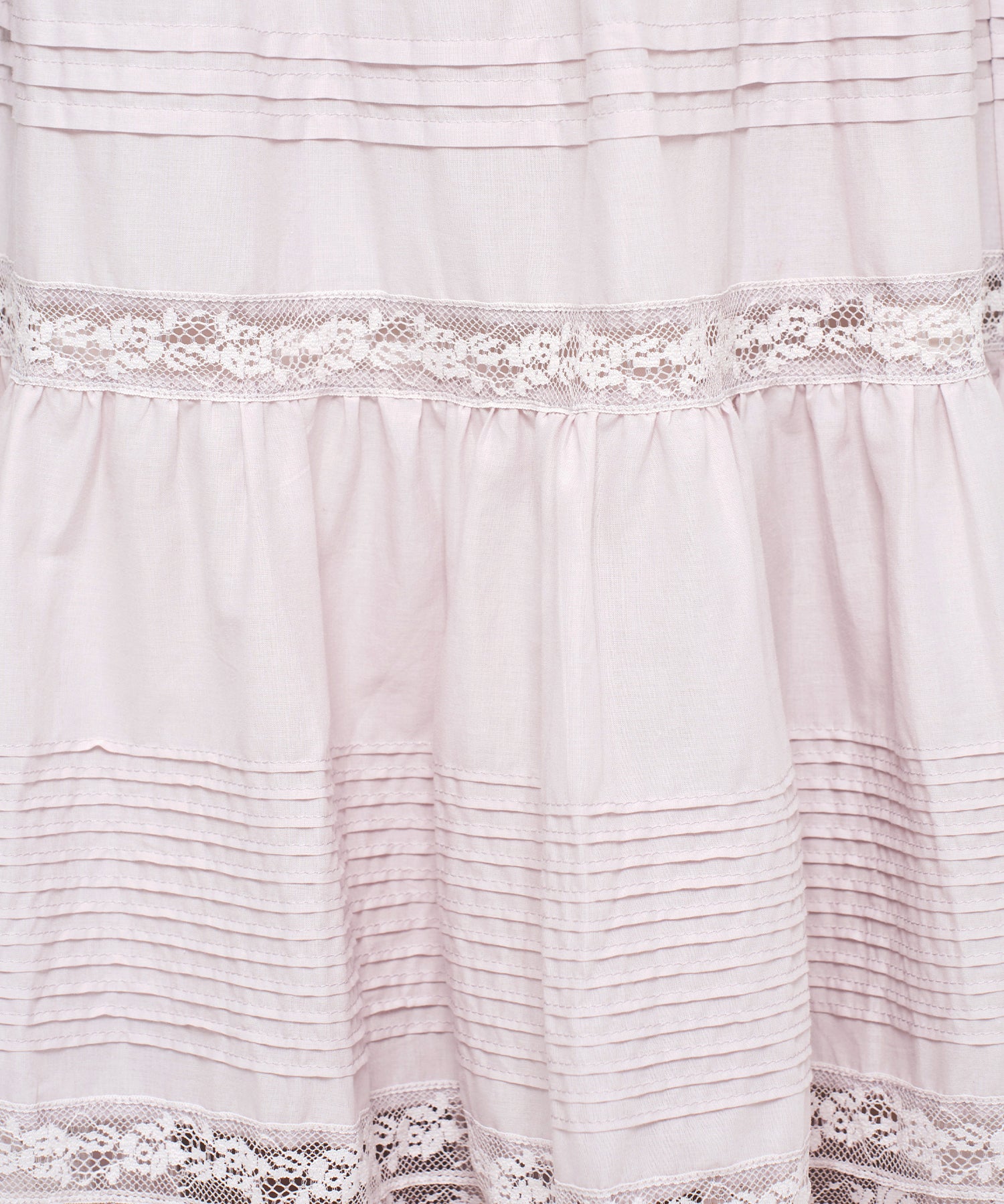 レースMIXティアードスカート