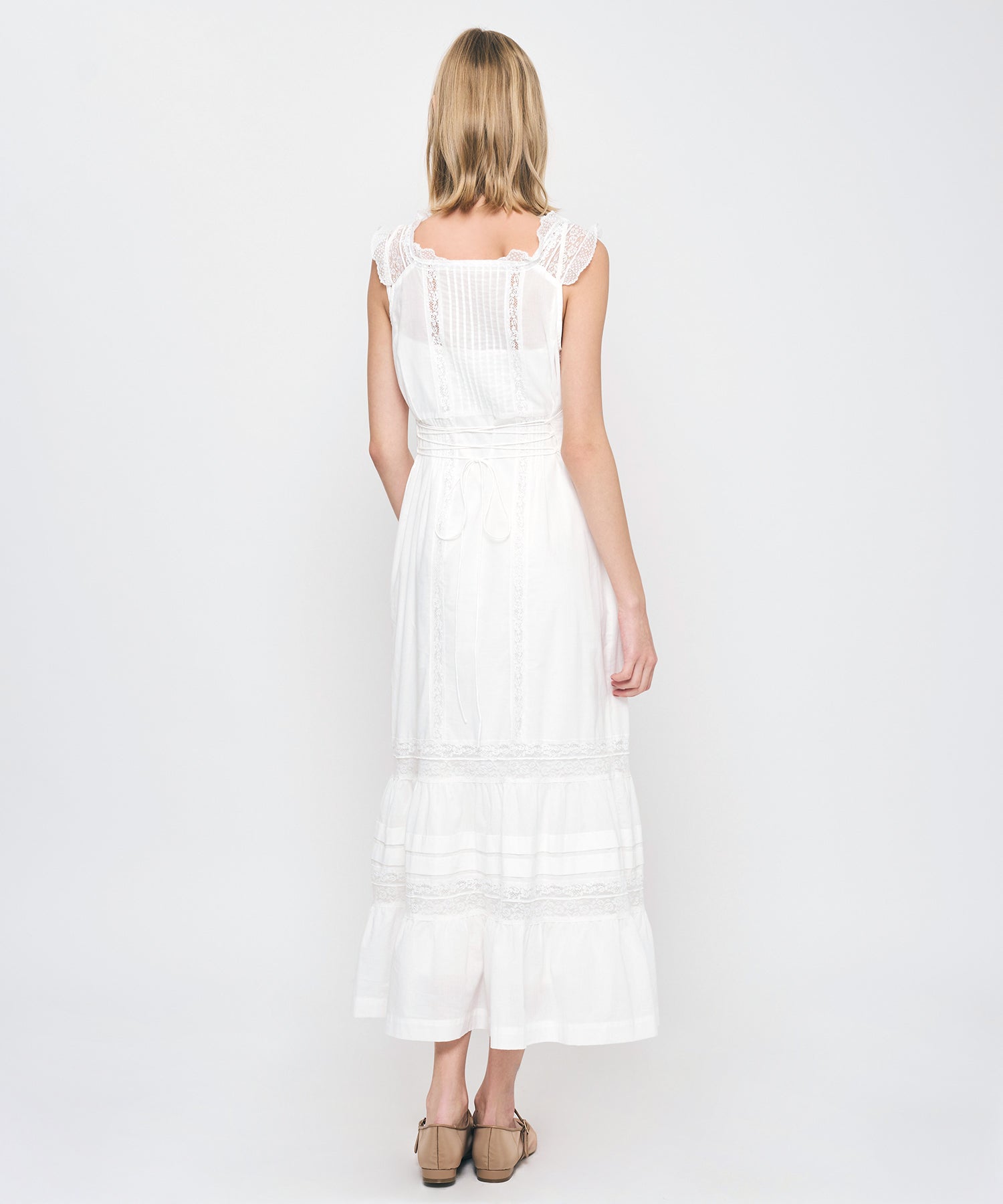 【予約】レースMIXヴィクトリアンワンピース