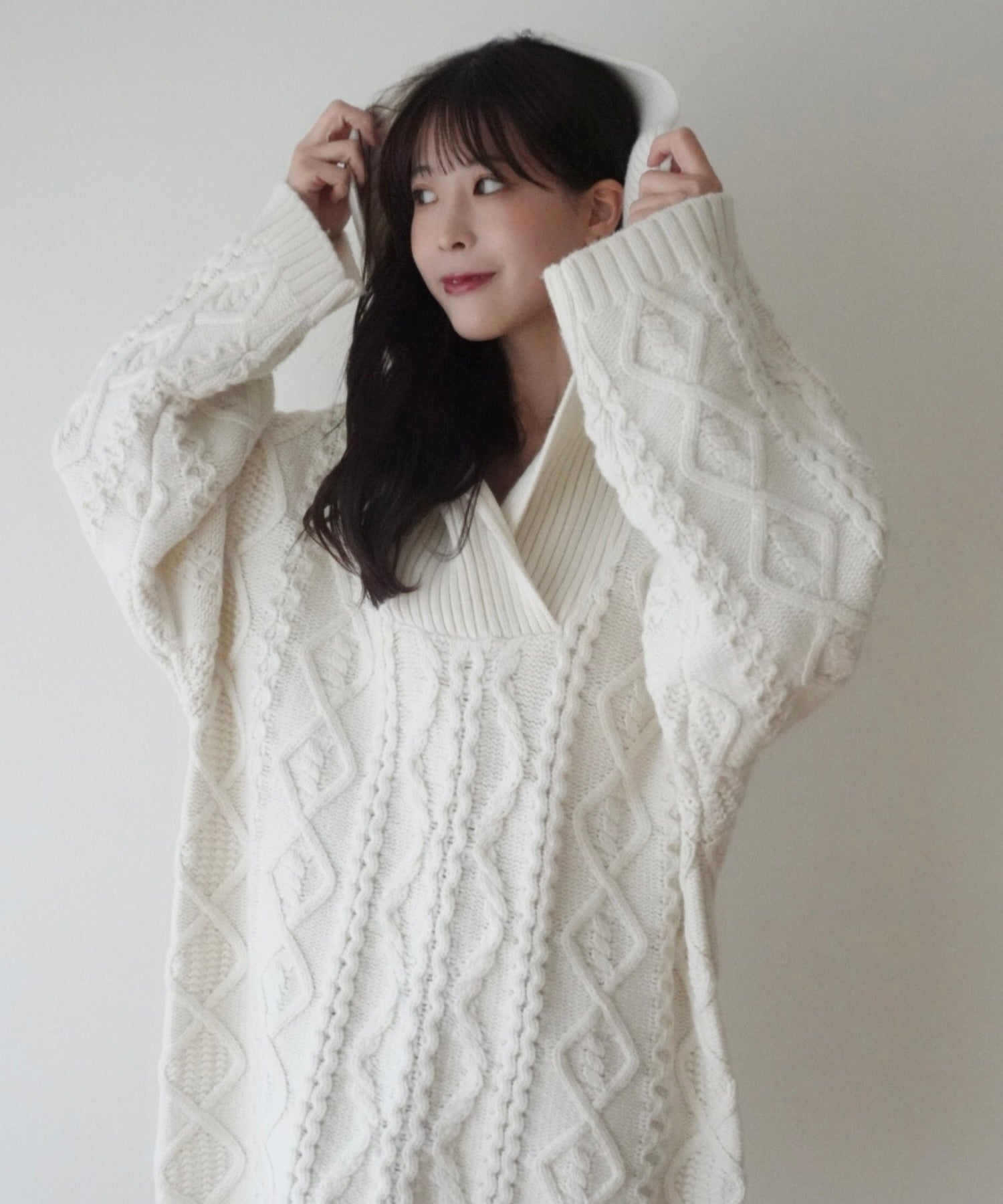 フィッシャーマンオーバーニット